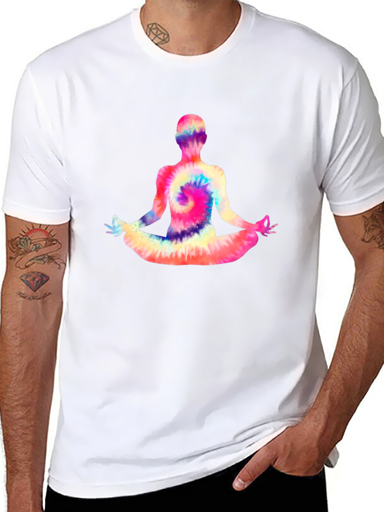 Tie-Dye Yoga Meditation T-Shirt