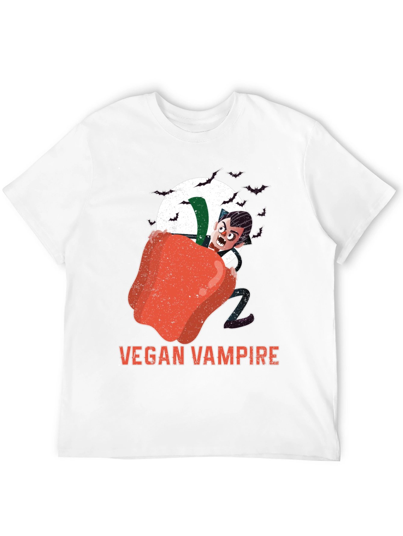 Vegan Vampire Graphic T-Shirt - Halloween Apparel