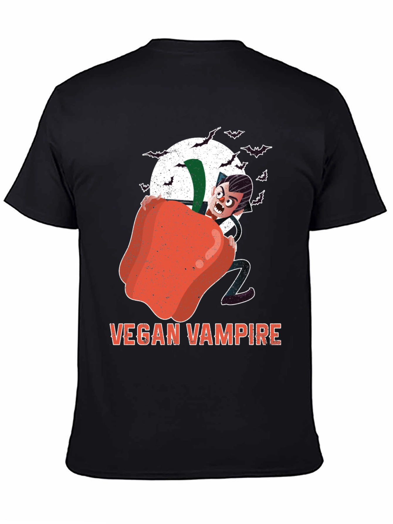 Vegan Vampire Graphic T-Shirt - Halloween Apparel