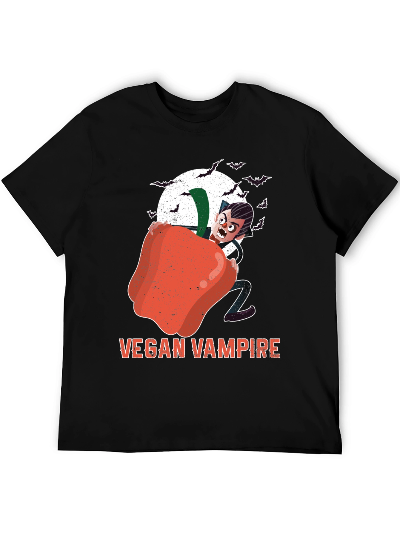 Vegan Vampire Graphic T-Shirt - Halloween Apparel