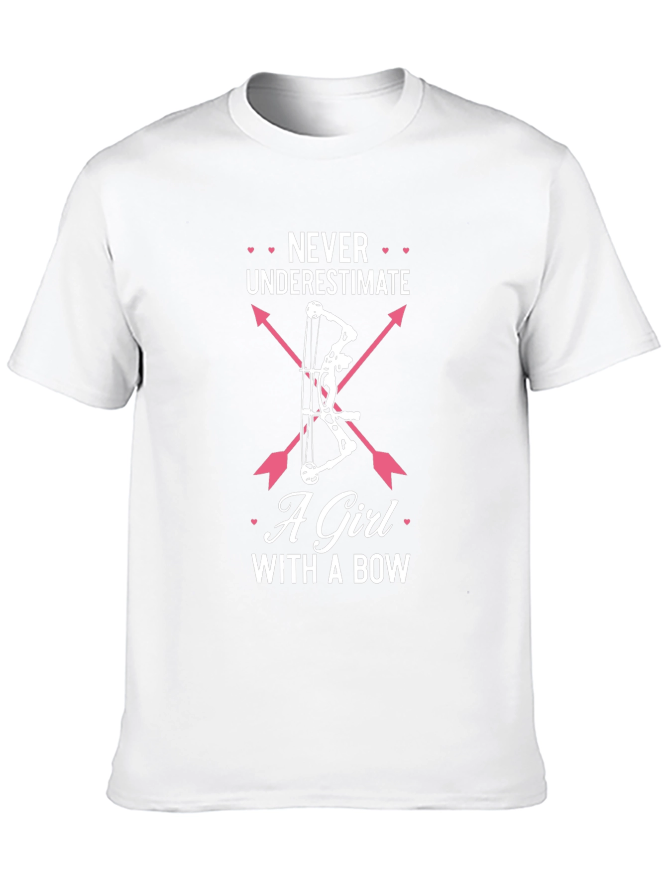 Never Underestimate A Girl With A Bow T-Shirt