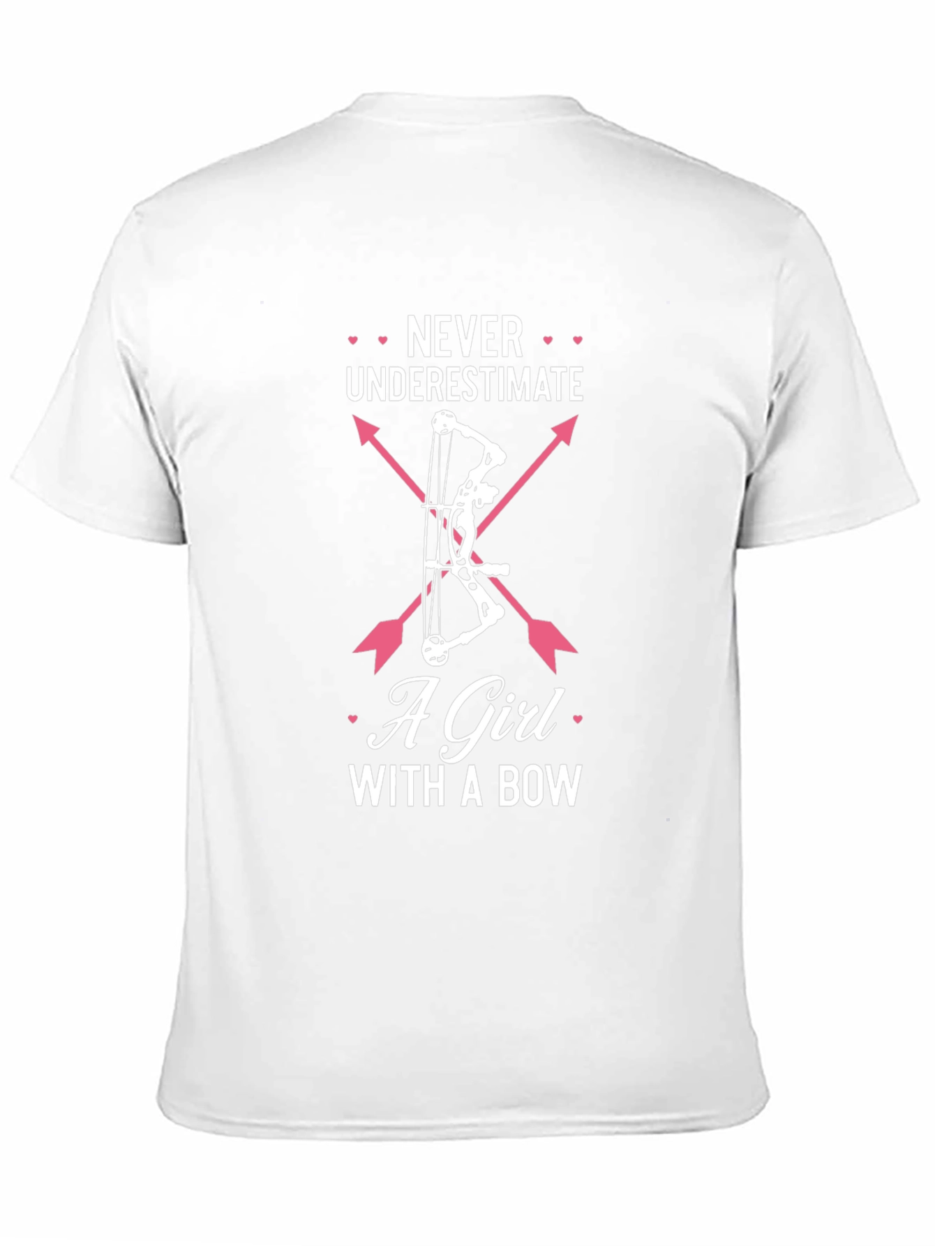 Never Underestimate A Girl With A Bow T-Shirt