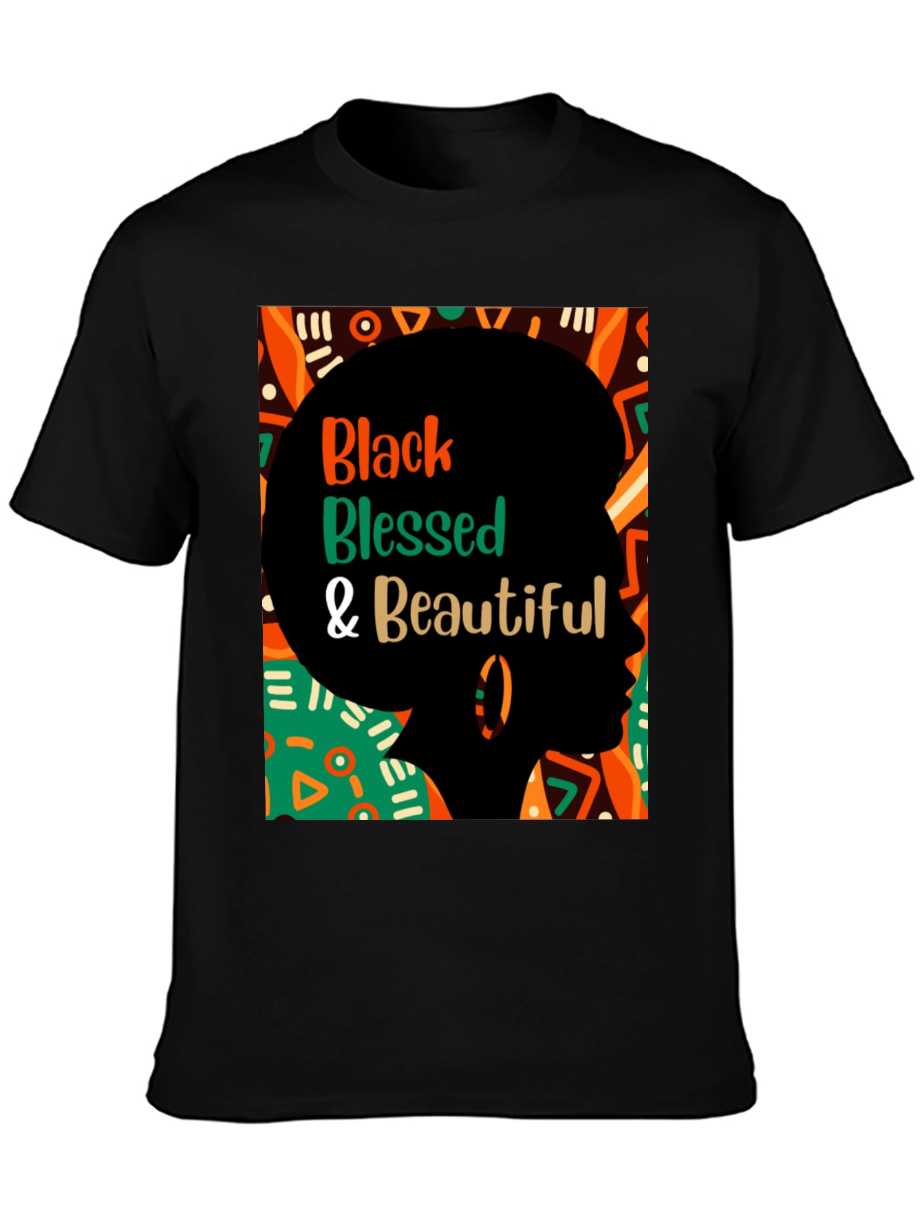 Black Blessed & Beautiful Graphic Tee