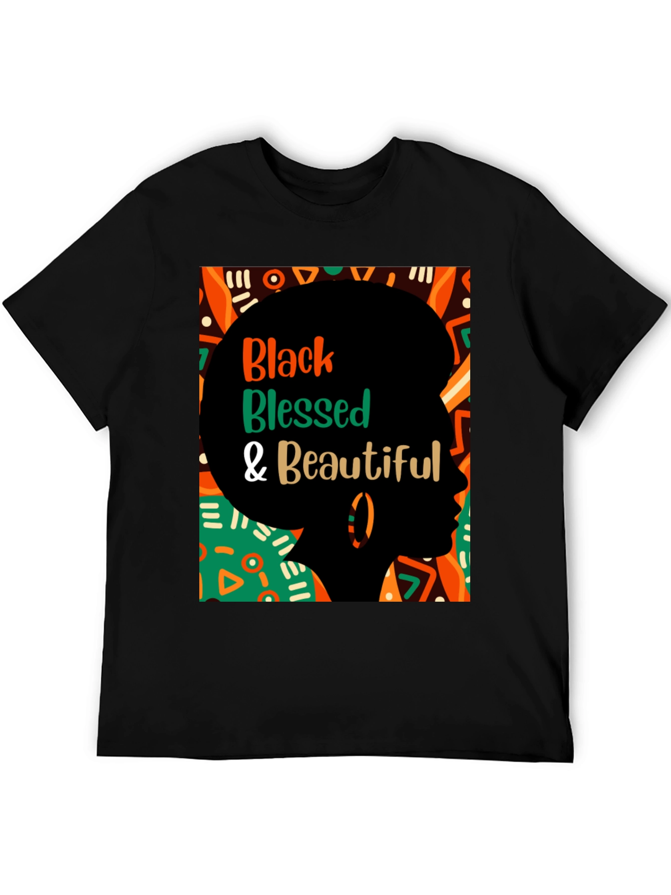 Black Blessed & Beautiful Graphic Tee