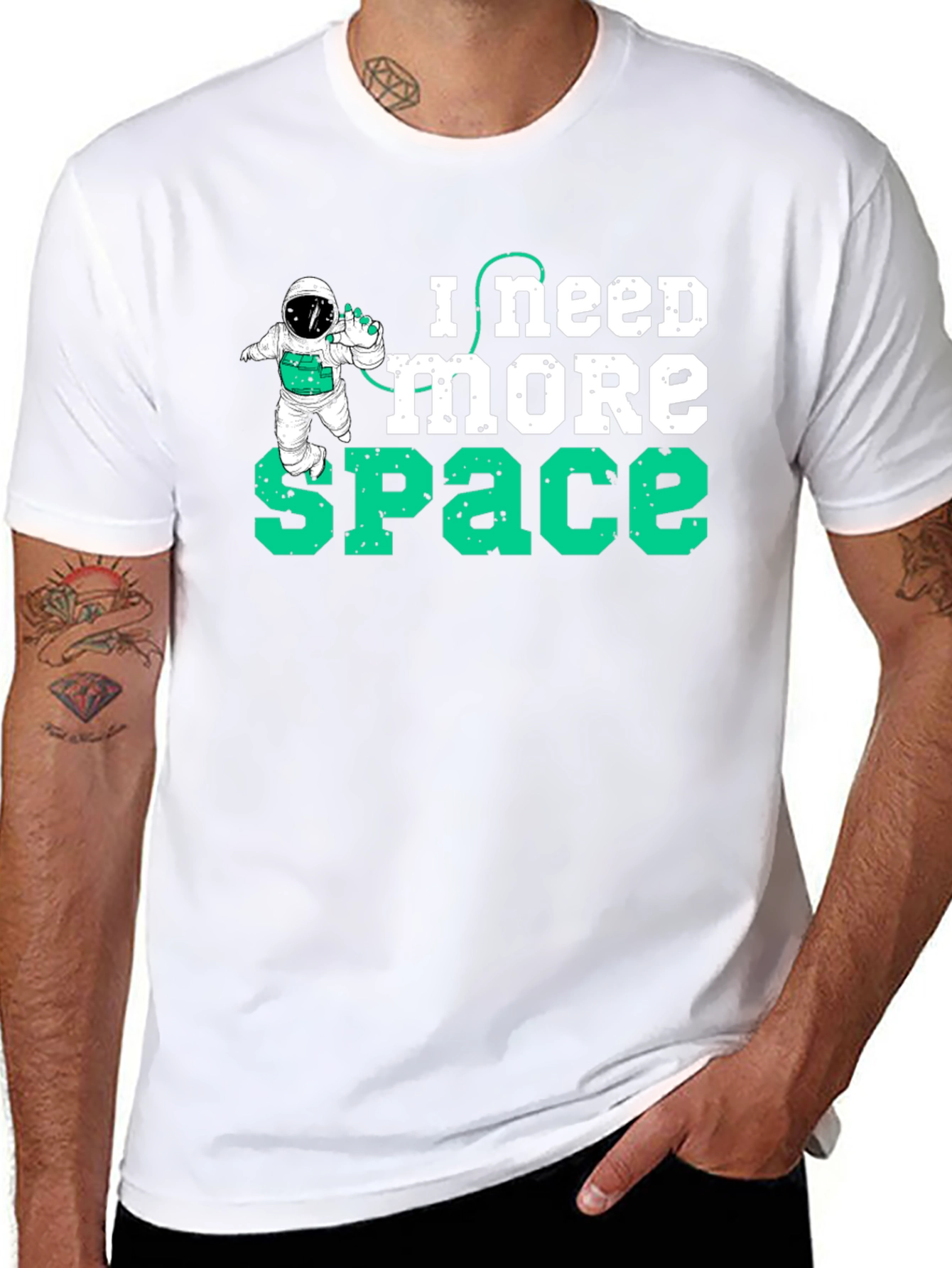 I Need More Space Funny Astronaut T-Shirt