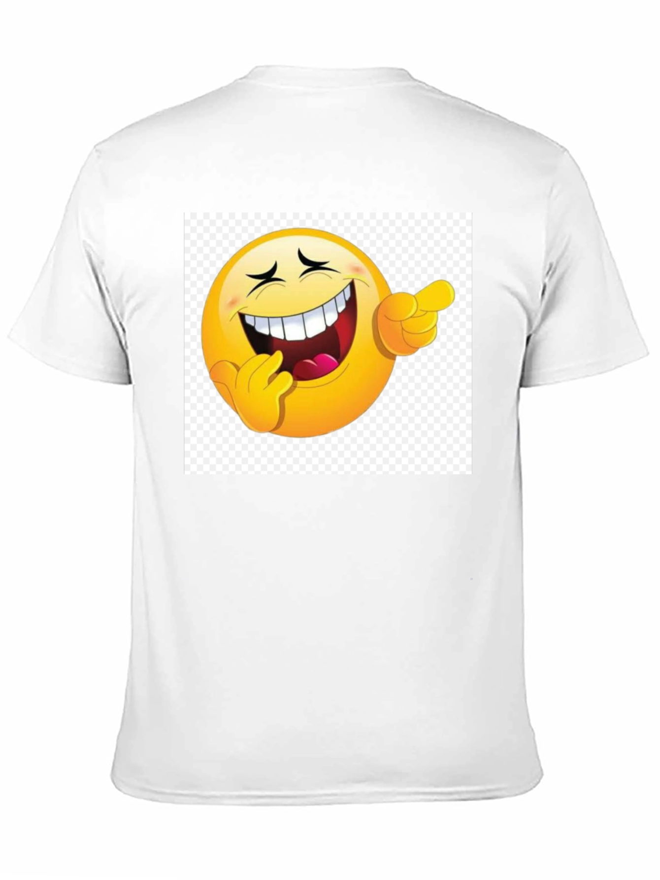 Laughing Emoji Graphic Black T-Shirt