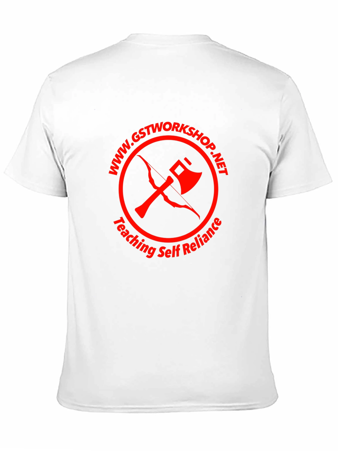 GSTWorkshop Black T-Shirt: Teaching Self Reliance