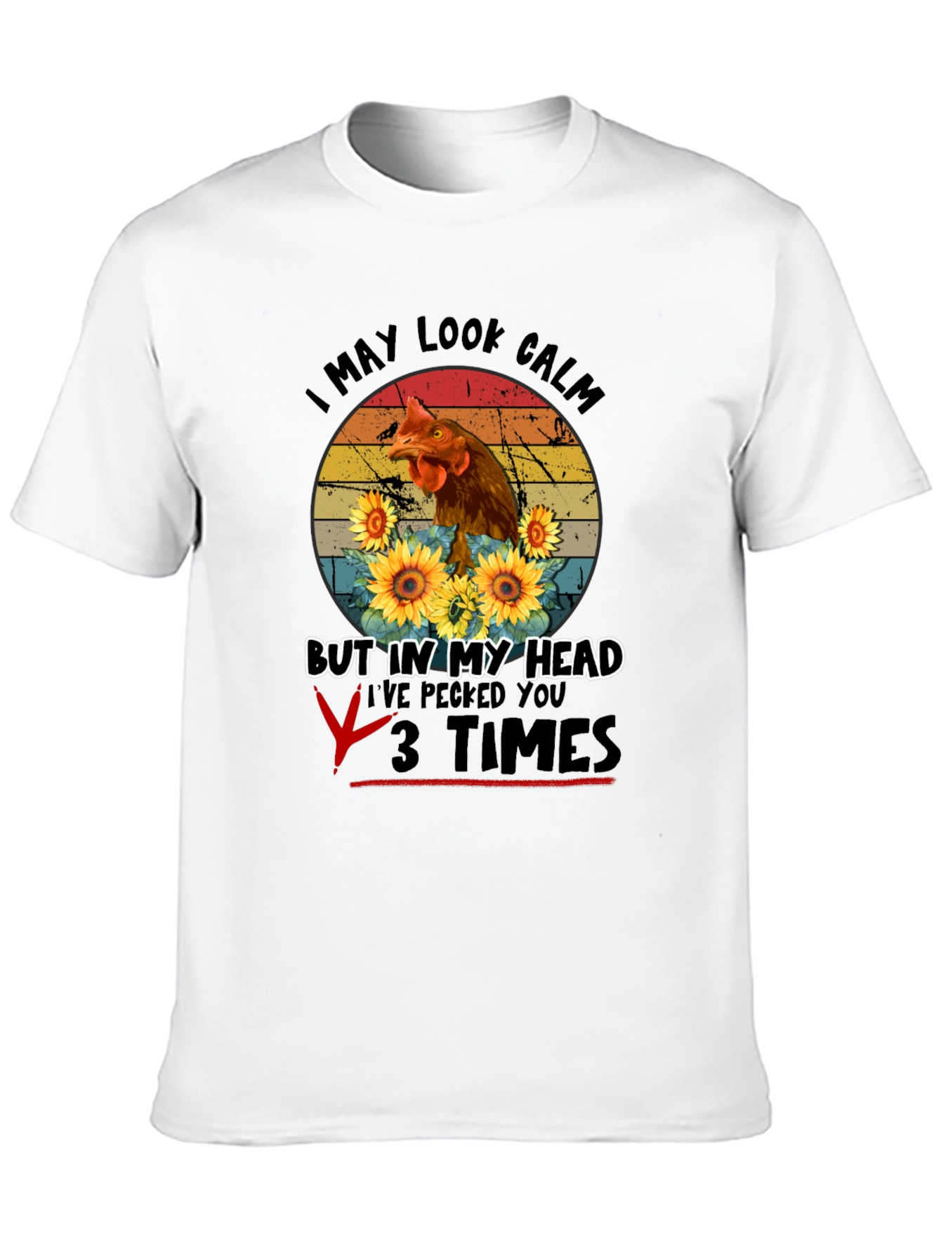 Calm Chicken Graphic Tee