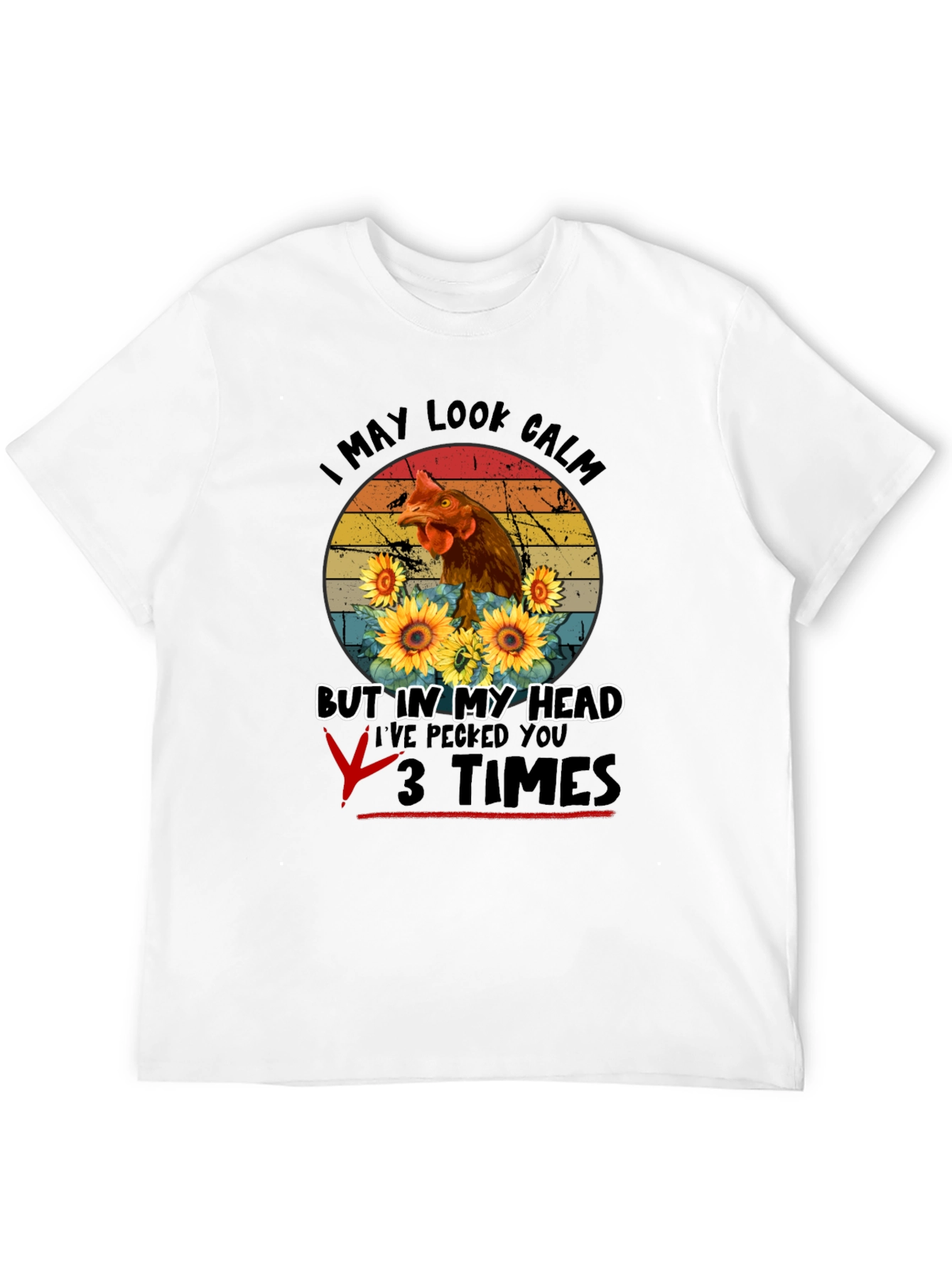 Calm Chicken Graphic Tee