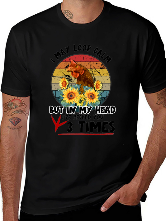 Calm Chicken Graphic Tee