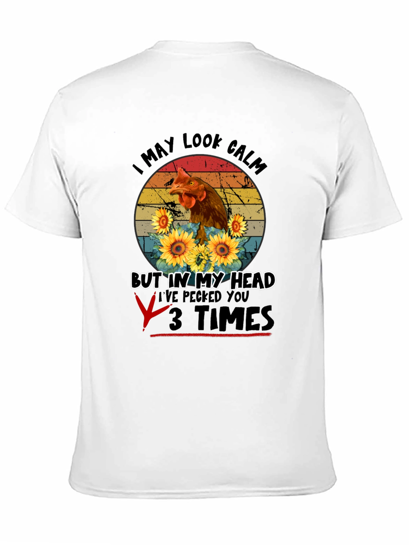 Calm Chicken Graphic Tee