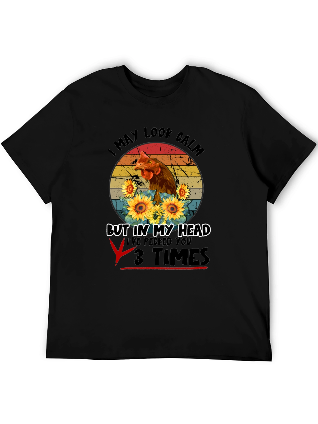 Calm Chicken Graphic Tee