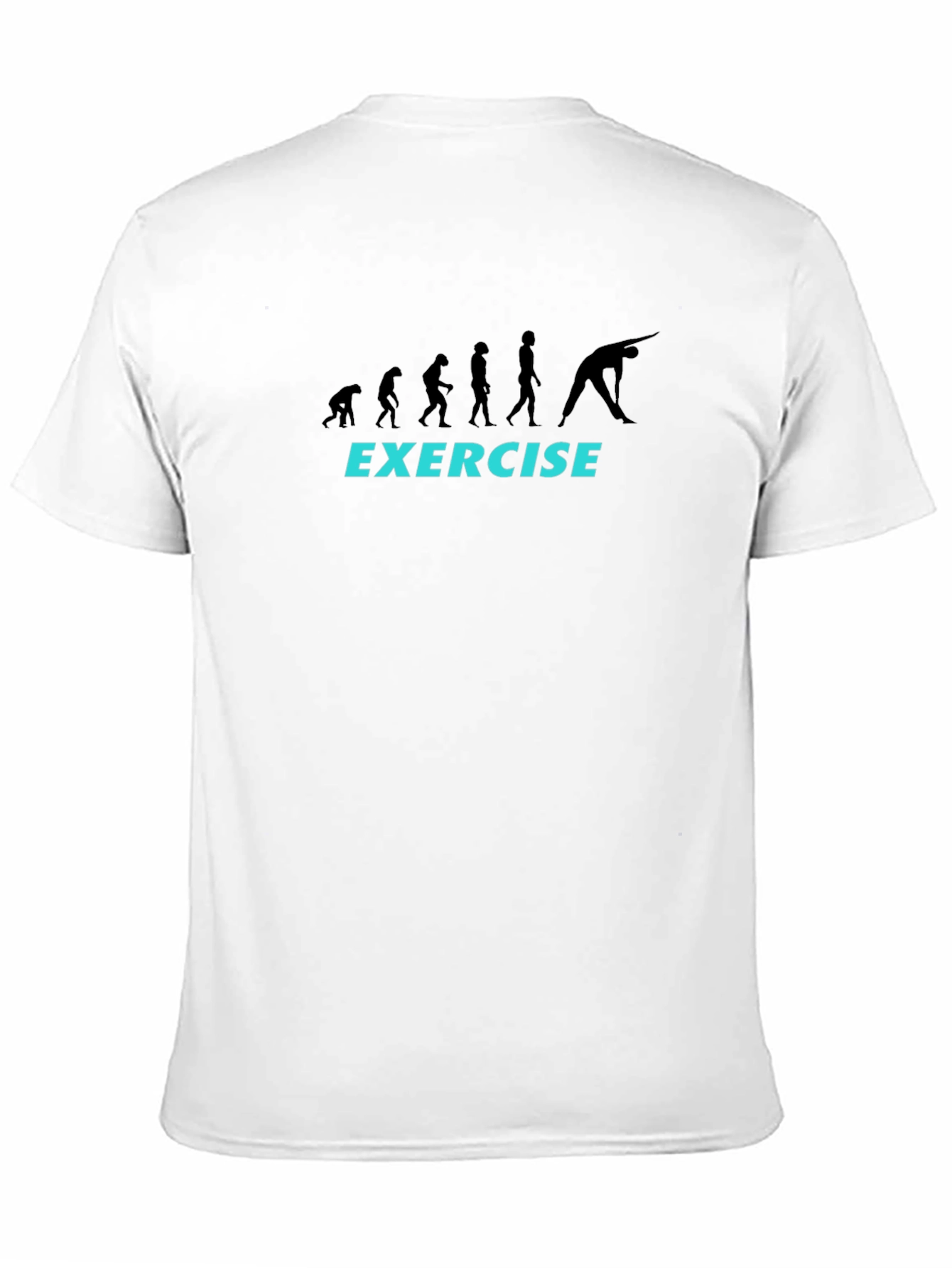 Evolution of Exercise T-Shirt - Black Graphic Tee