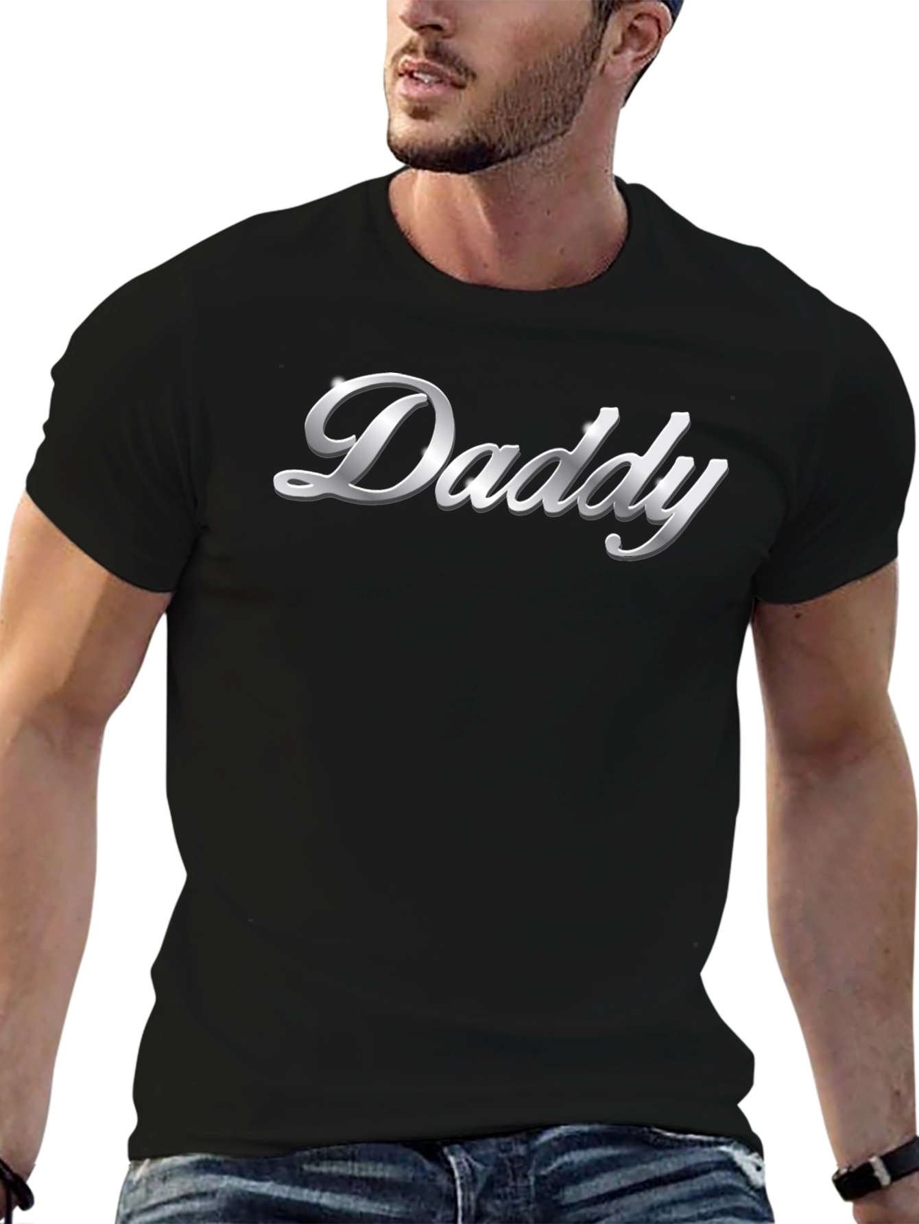 Daddy Graphic Tee - Stylish Black T-Shirt