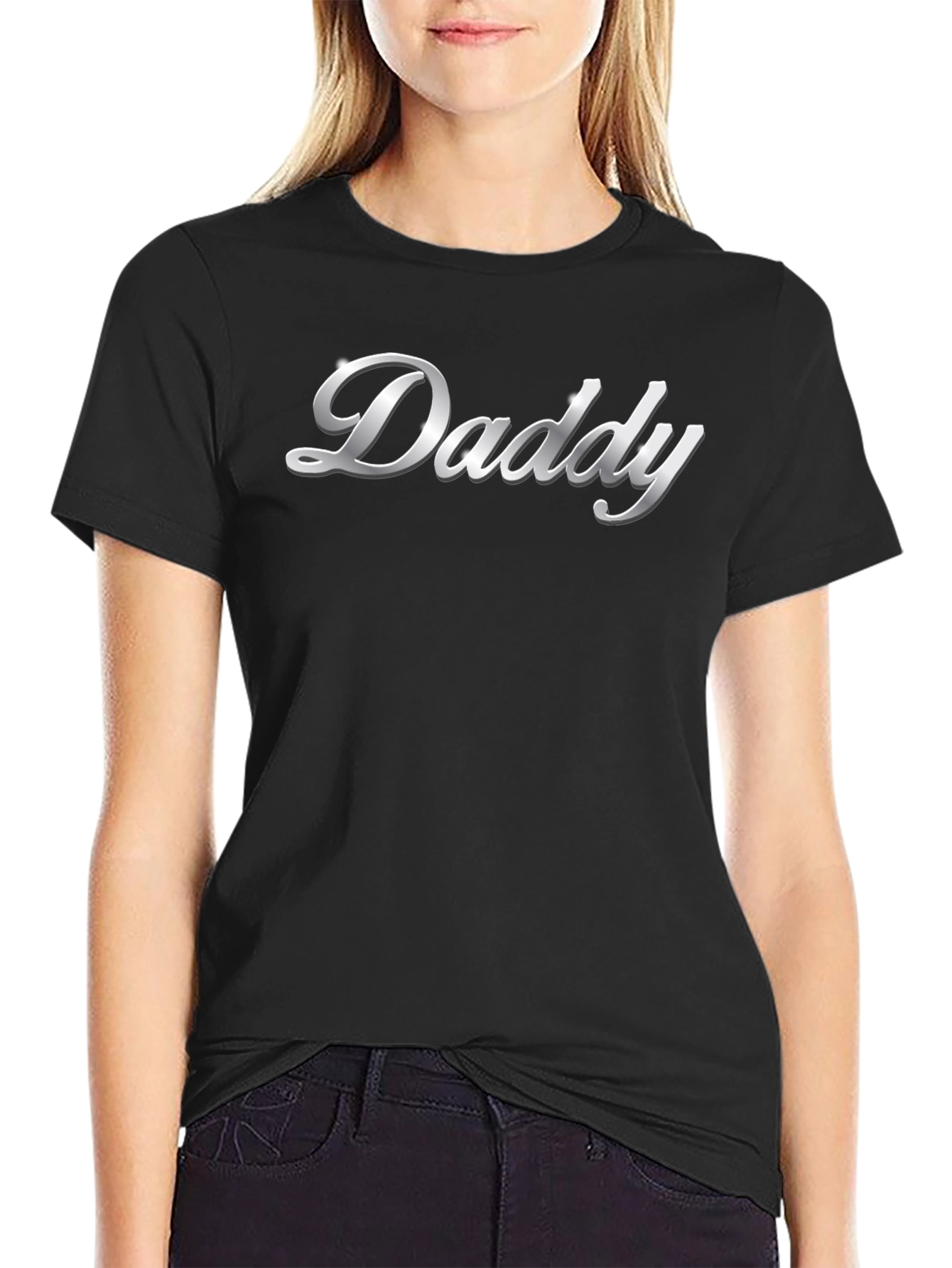 Daddy Graphic Tee - Stylish Black T-Shirt