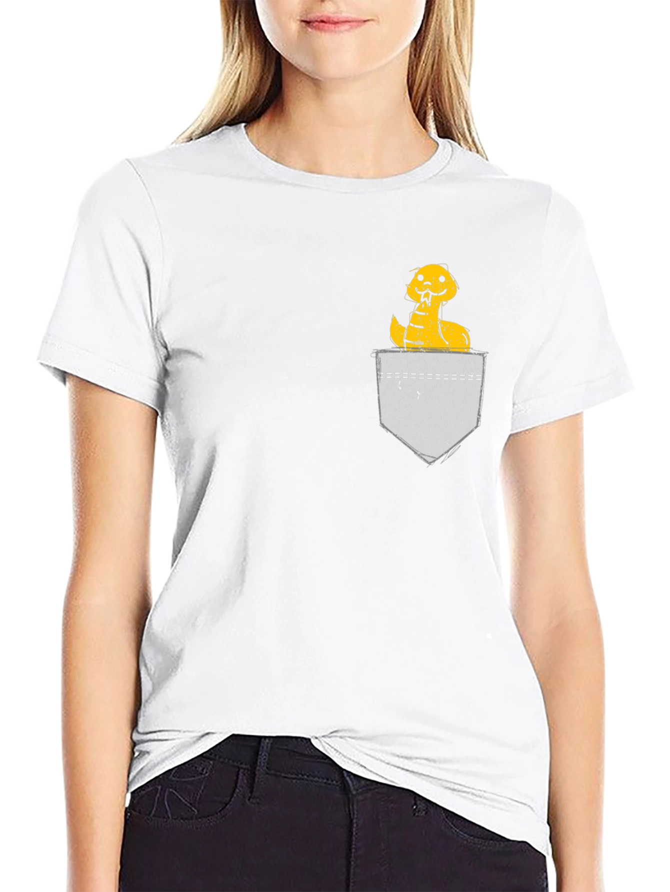 Pocket Snake Tee - Fun Graphic T-Shirt