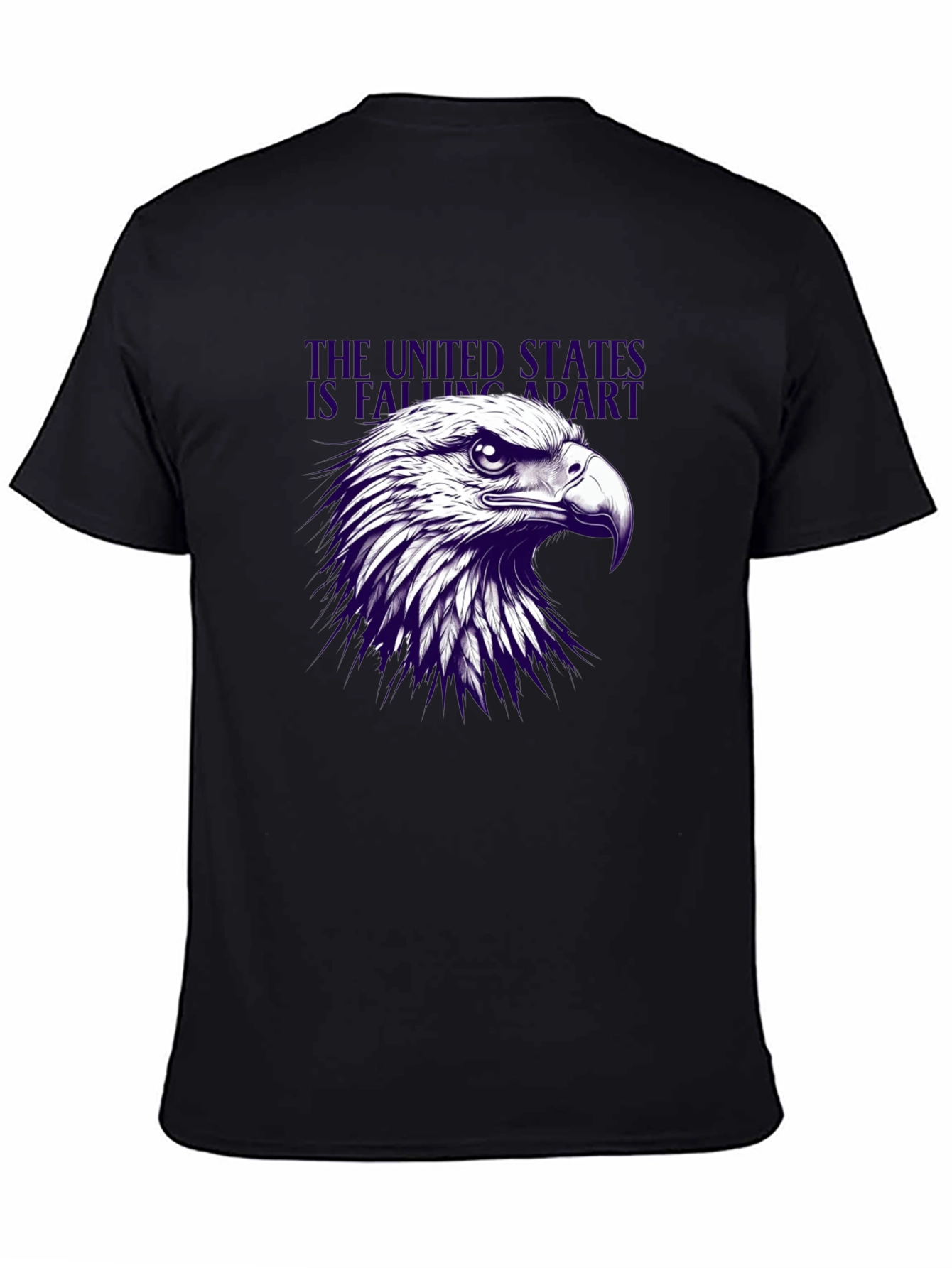 Eagle Graphic T-Shirt - Patriotic USA Design