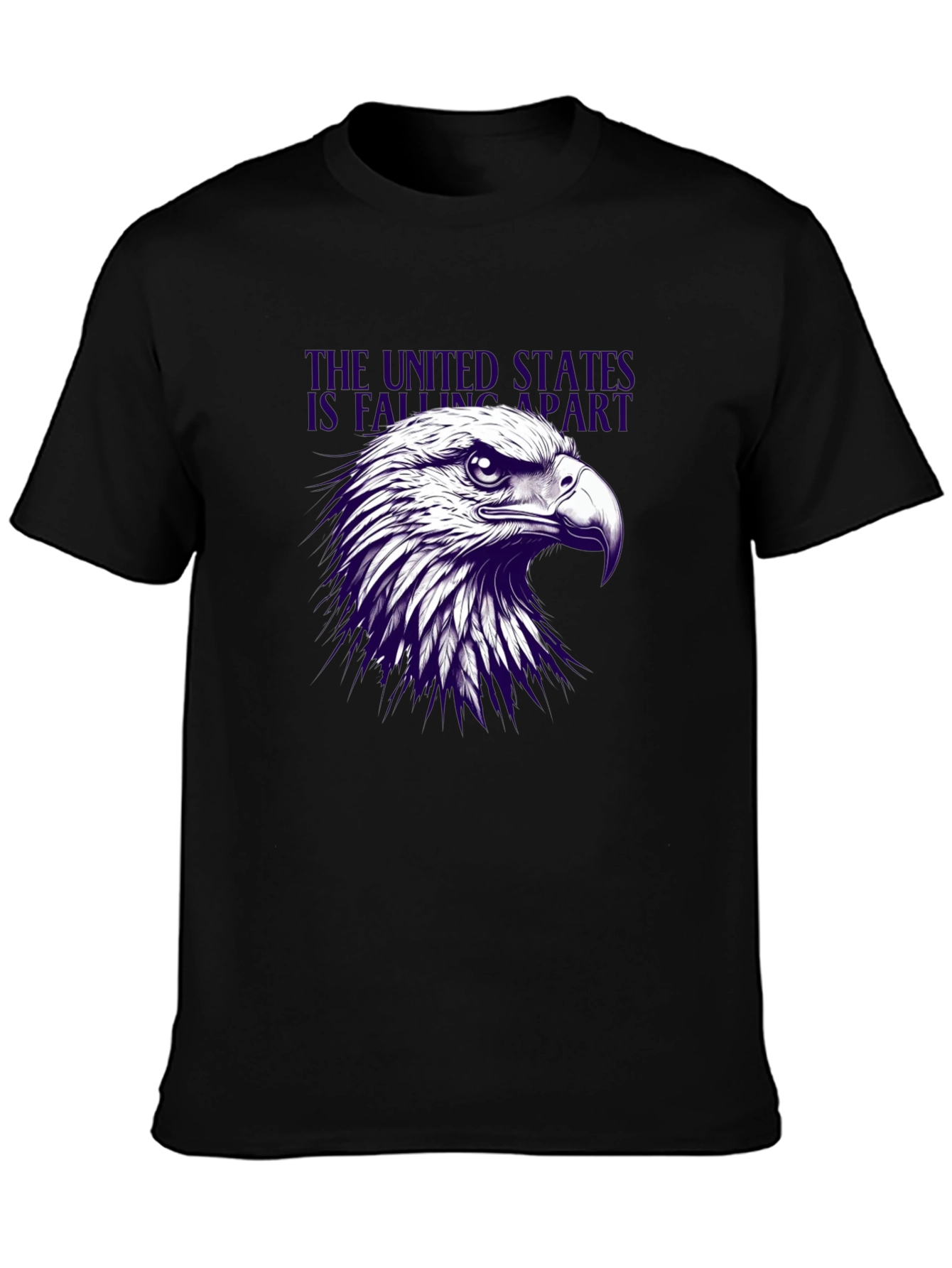 Eagle Graphic T-Shirt - Patriotic USA Design