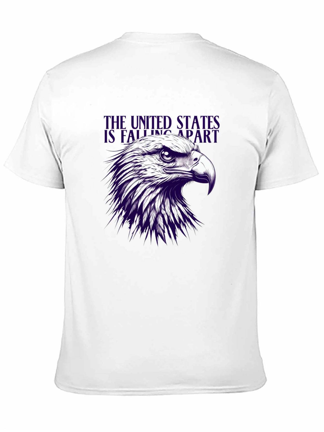 Eagle Graphic T-Shirt - Patriotic USA Design