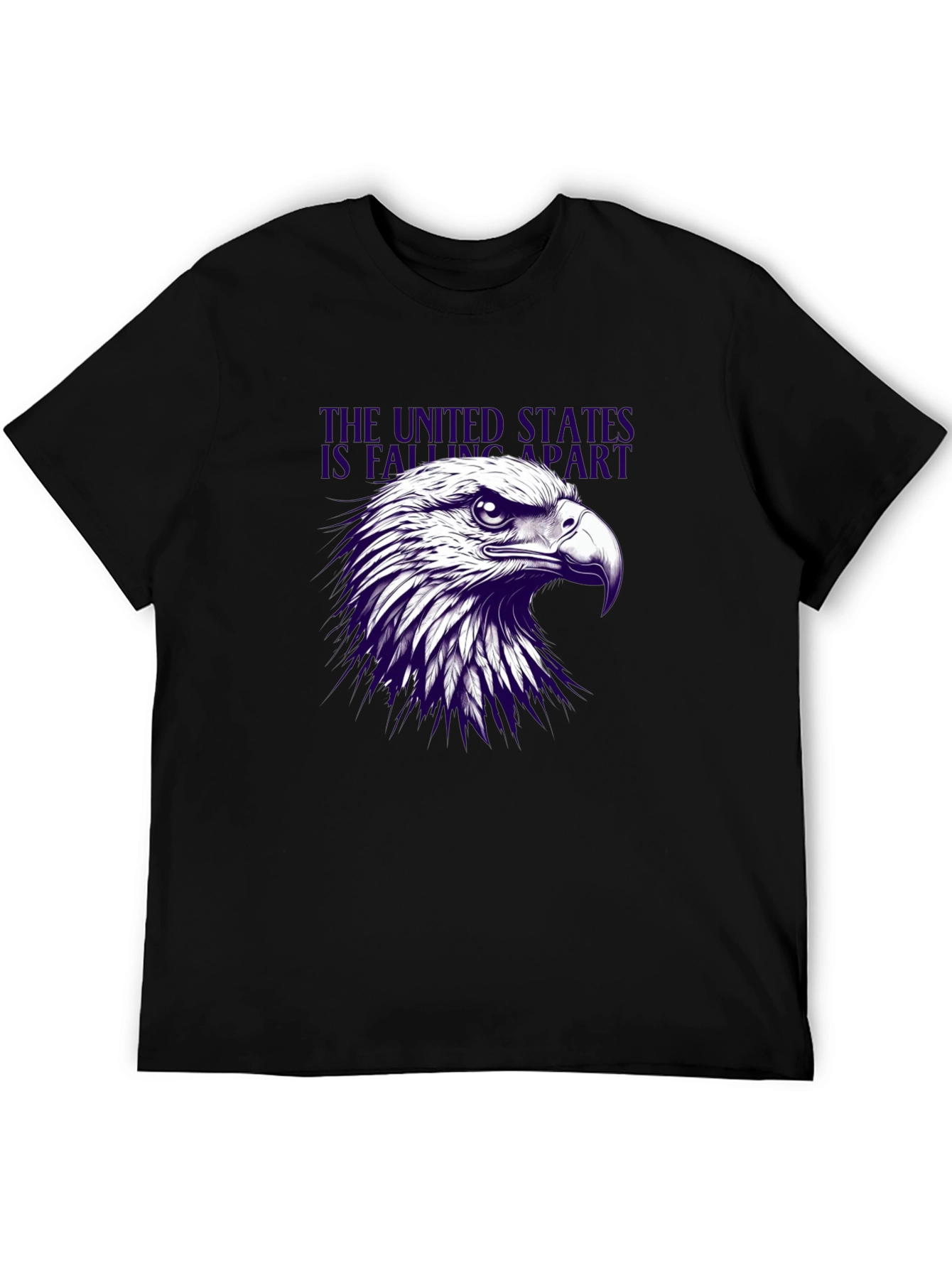 Eagle Graphic T-Shirt - Patriotic USA Design