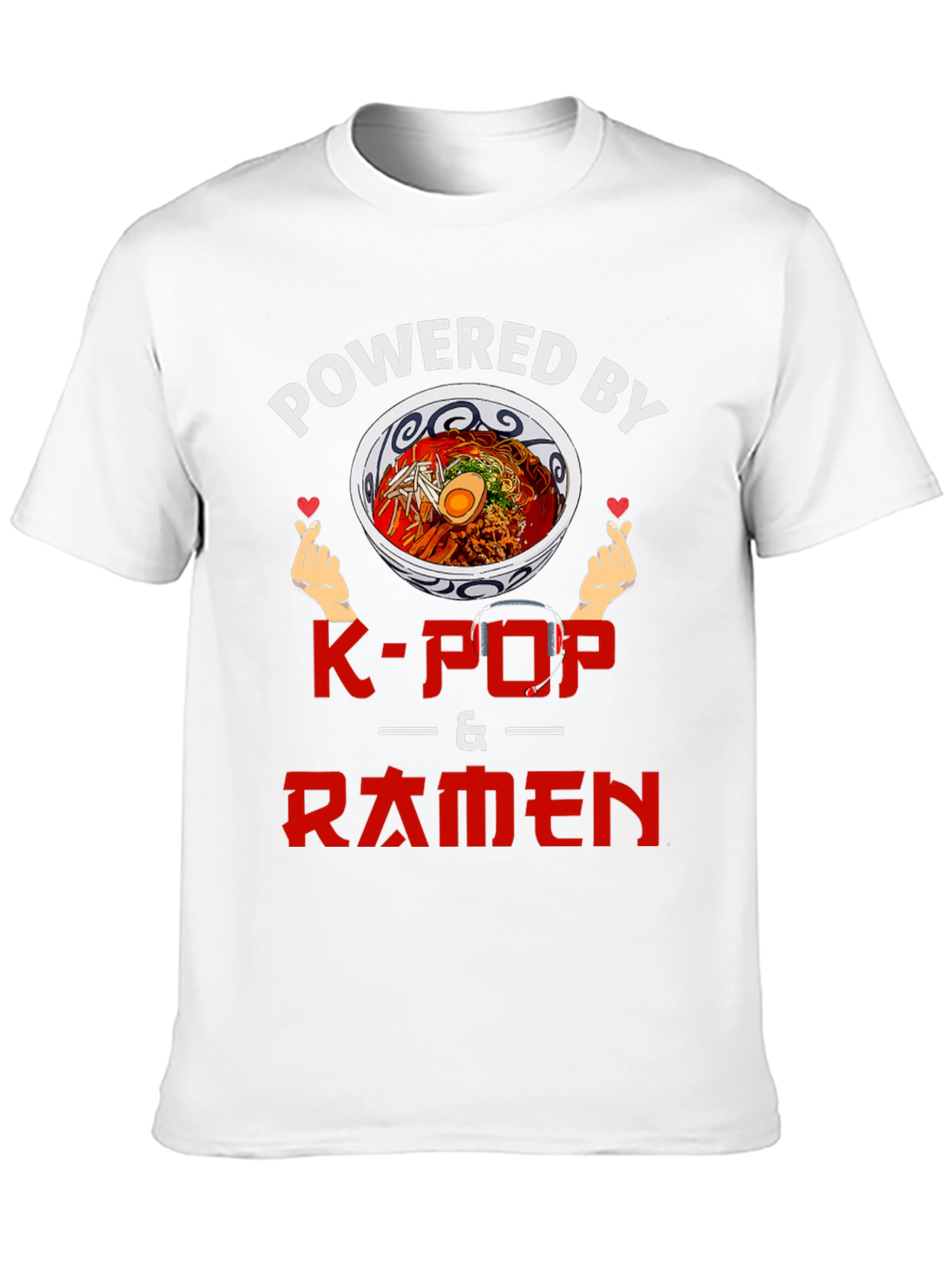 Powered By K-Pop & Ramen T-Shirt