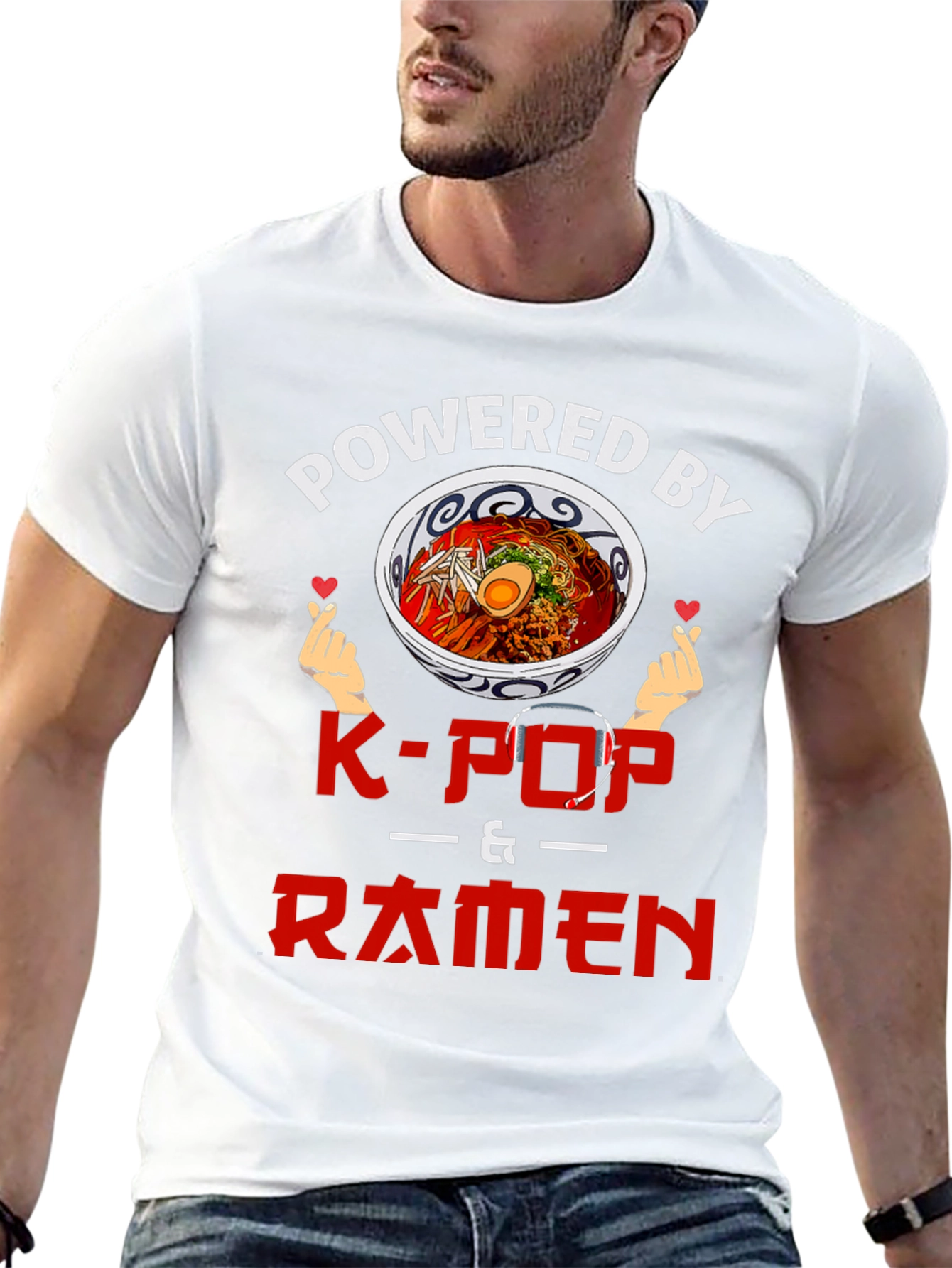 Powered By K-Pop & Ramen T-Shirt