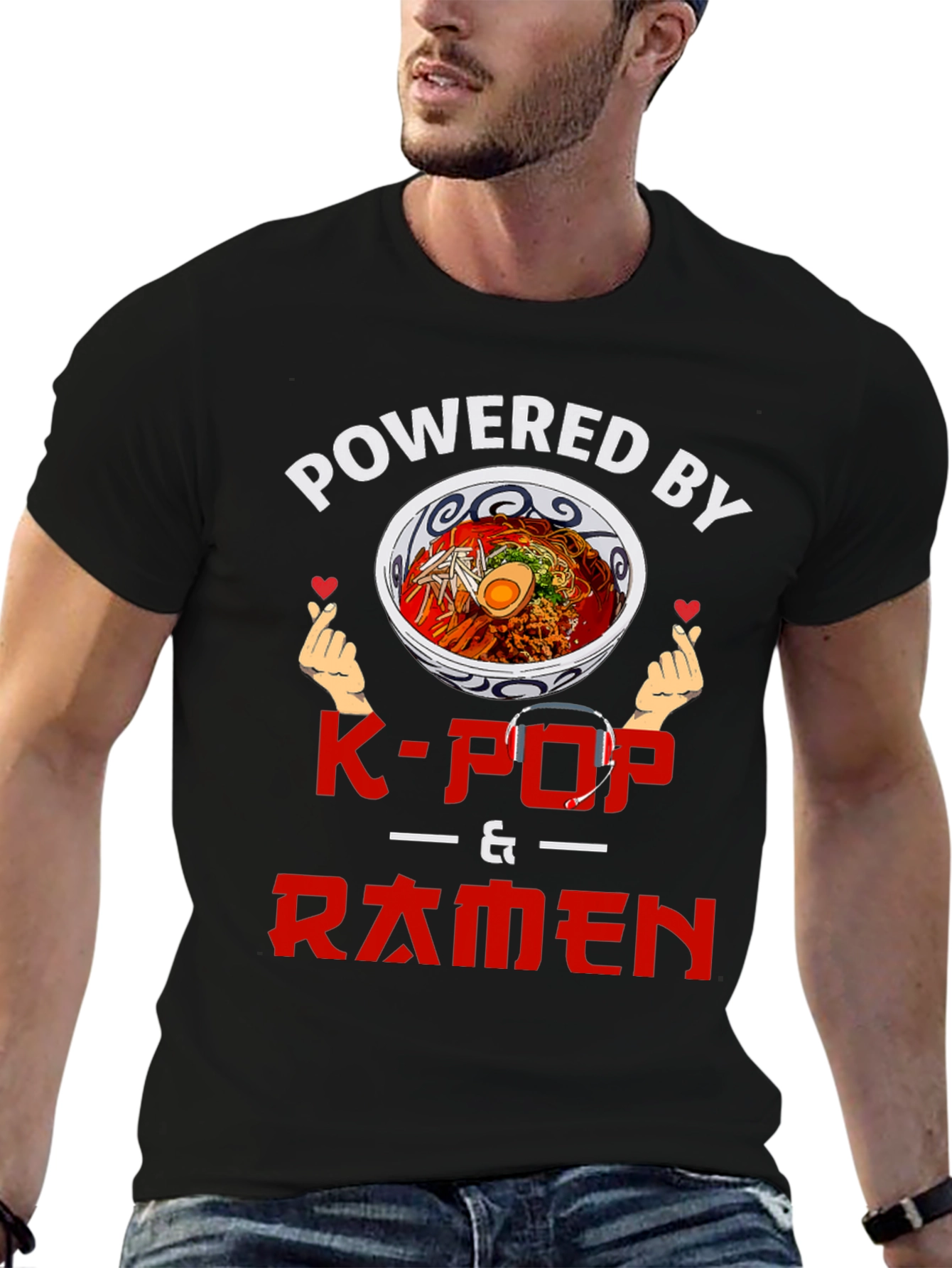 Powered By K-Pop & Ramen T-Shirt