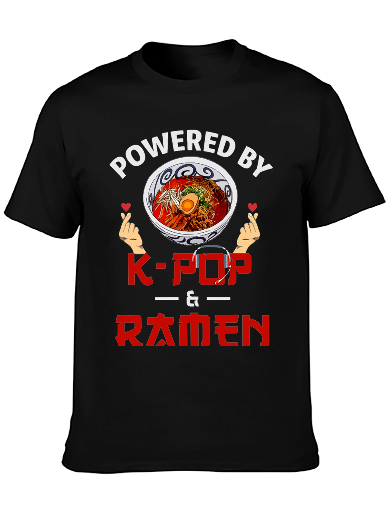 Powered By K-Pop & Ramen T-Shirt