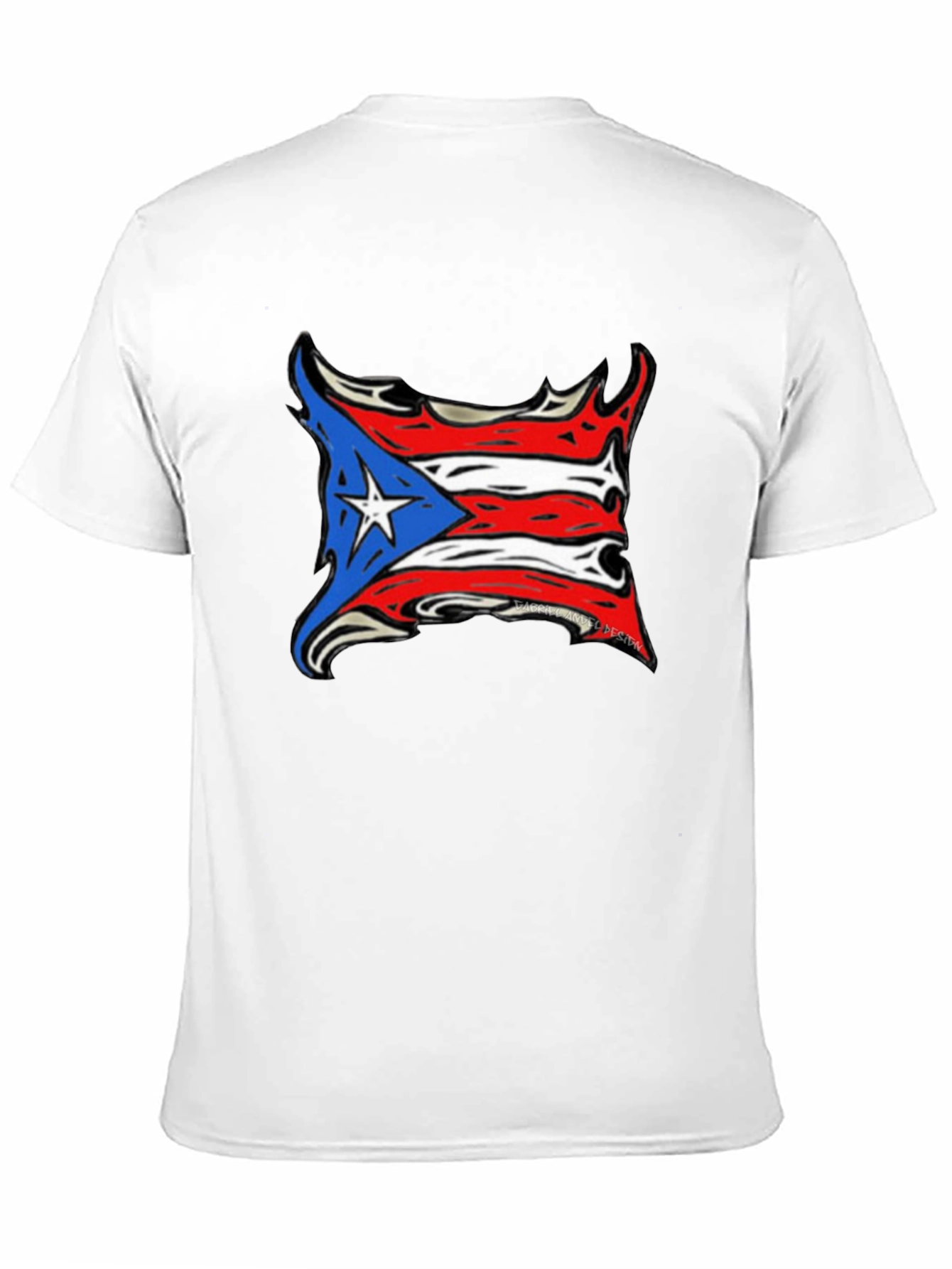 Puerto Rico Flag T-Shirt - Black Tee
