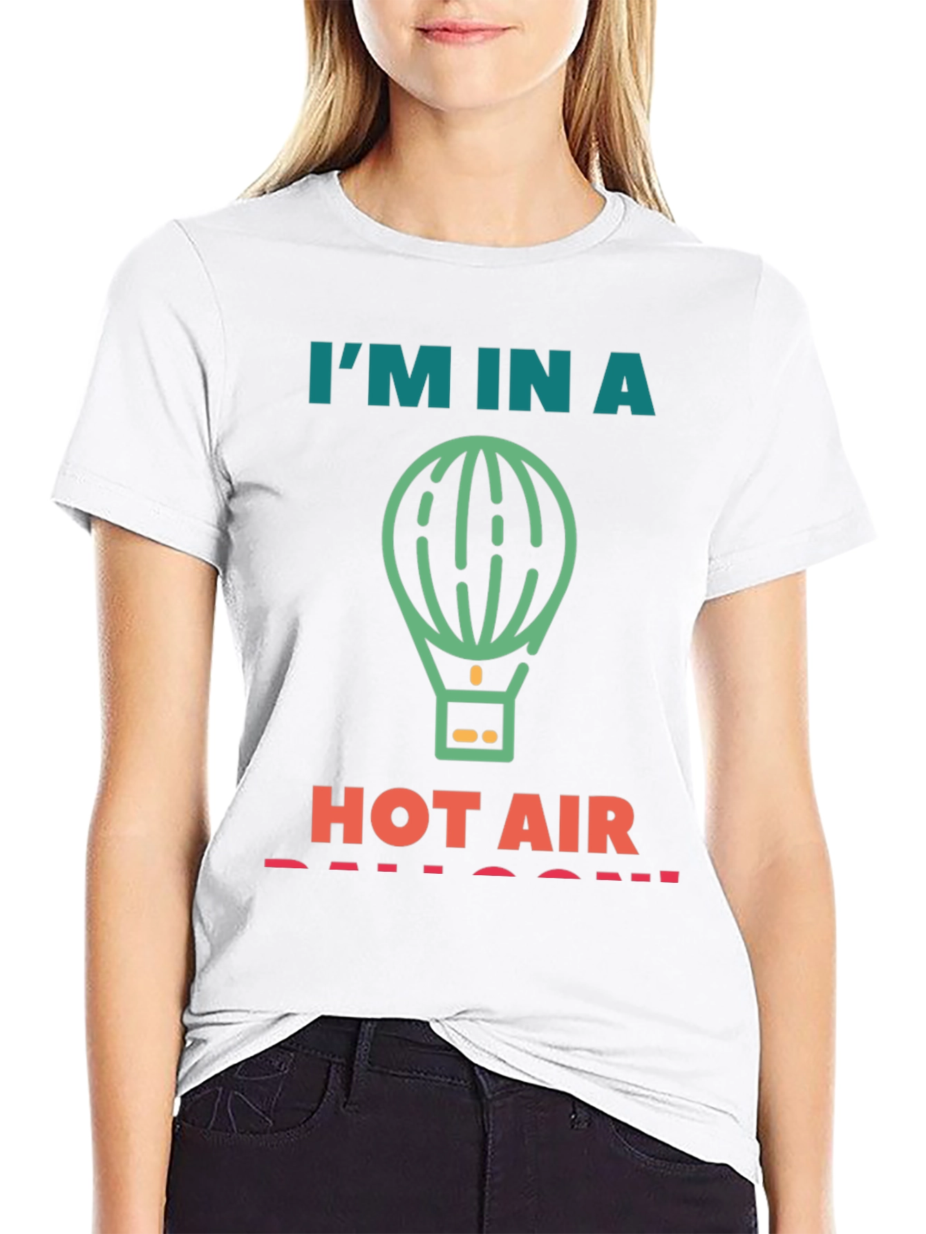 Im In A Hot Air Balloon Graphic Tee