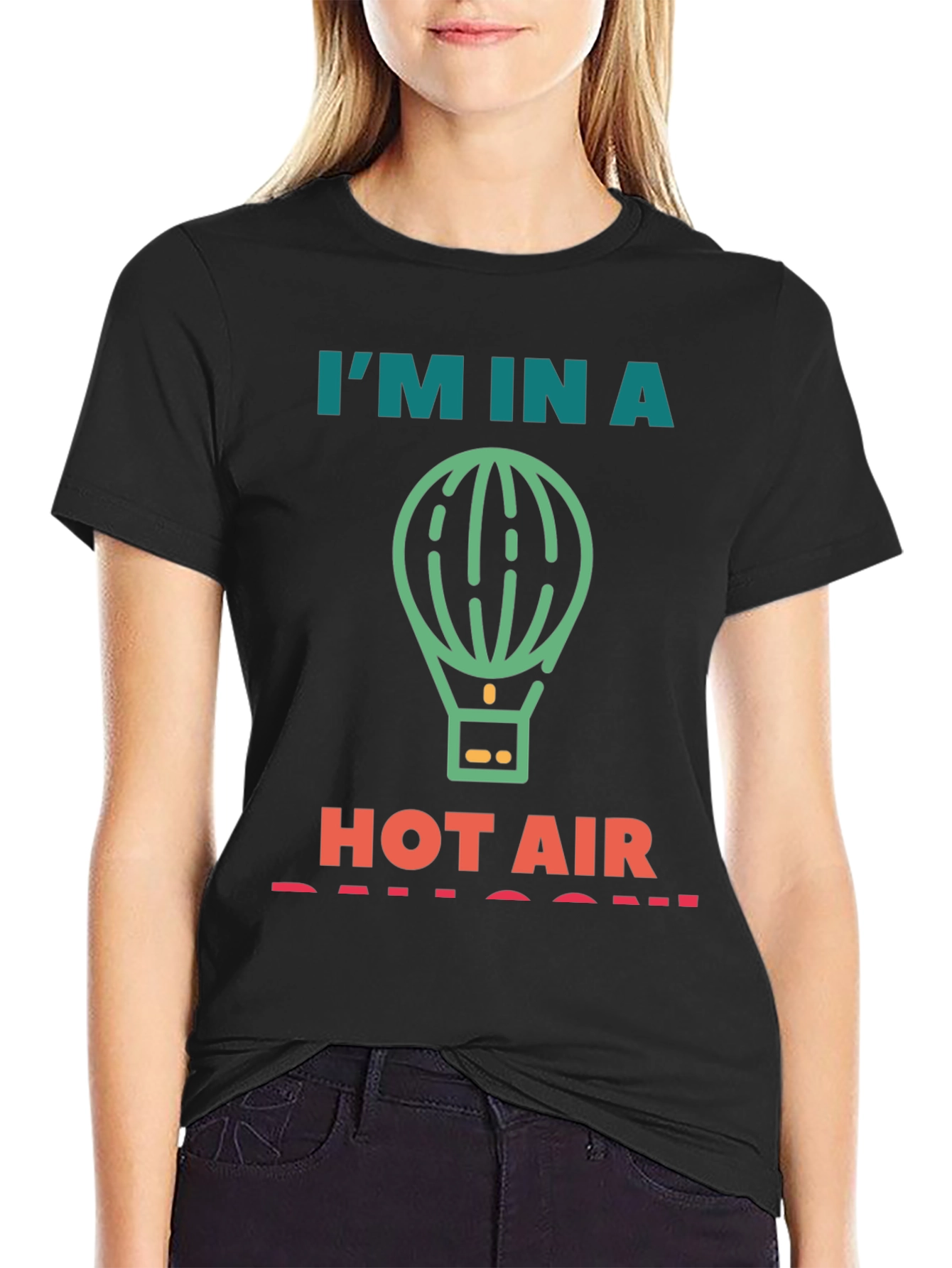 Im In A Hot Air Balloon Graphic Tee