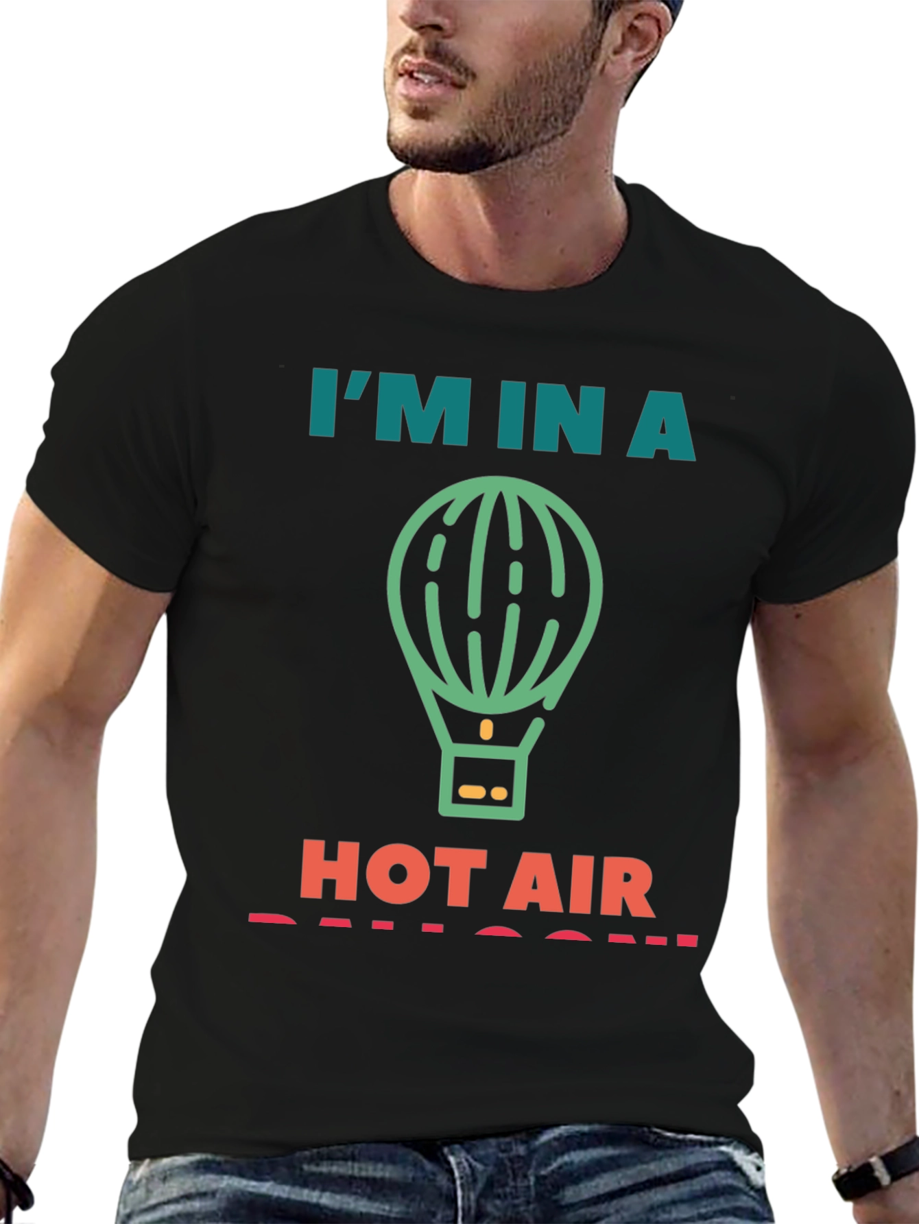 Im In A Hot Air Balloon Graphic Tee