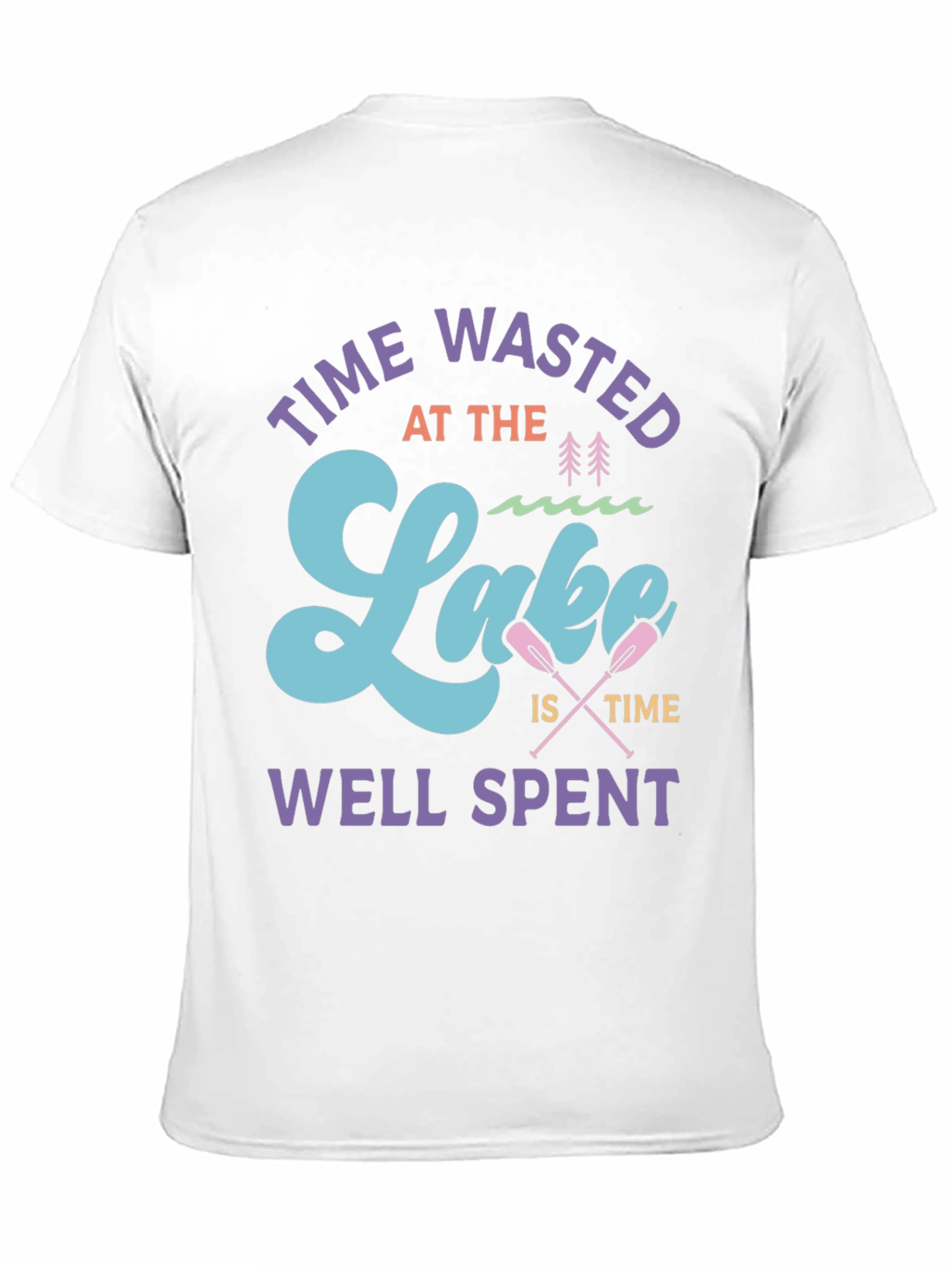 Time Wasted at the Lake Graphic T-Shirt