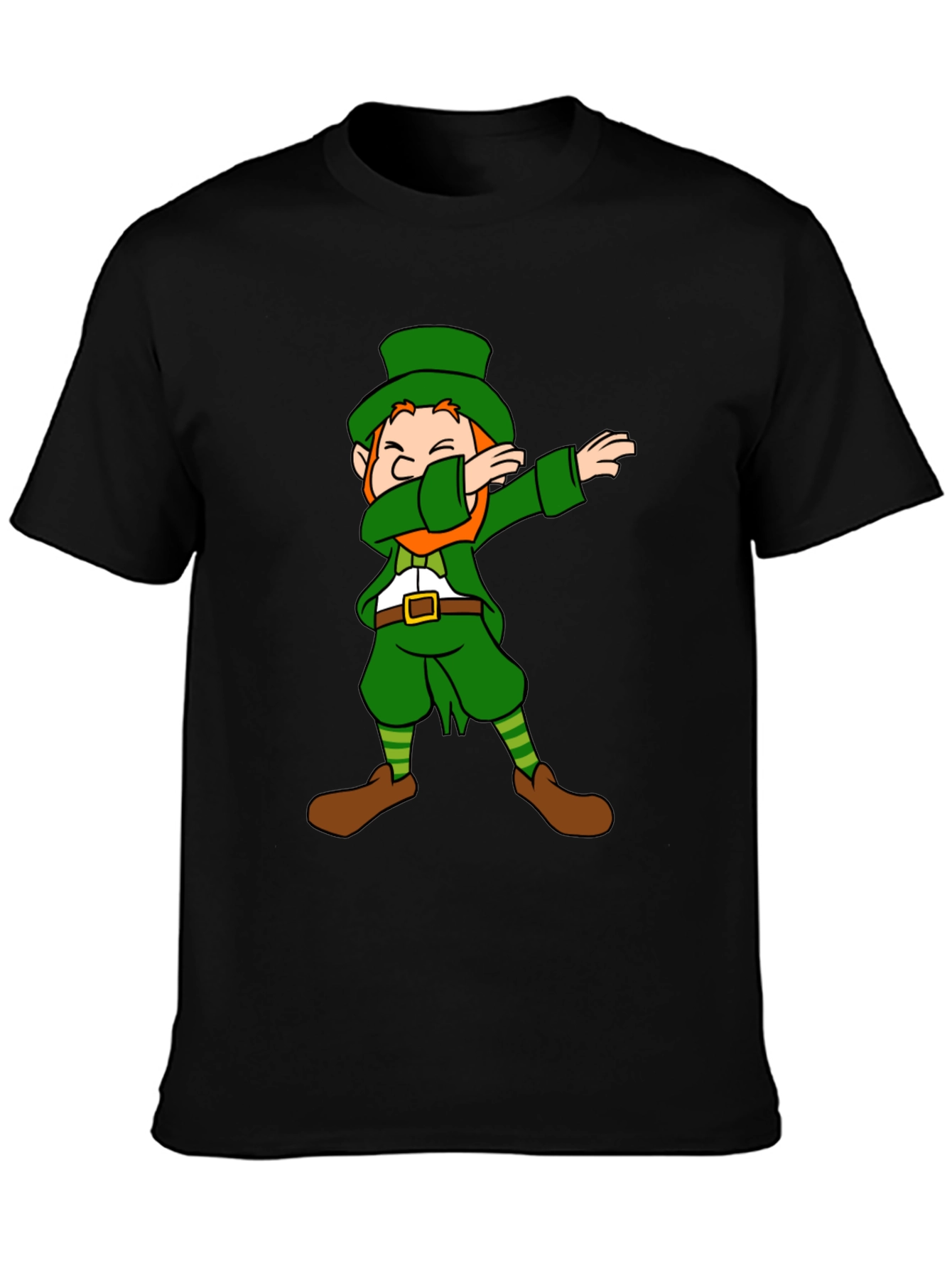 Dabbing Leprechaun Graphic Tee - St. Patricks Day Shirt