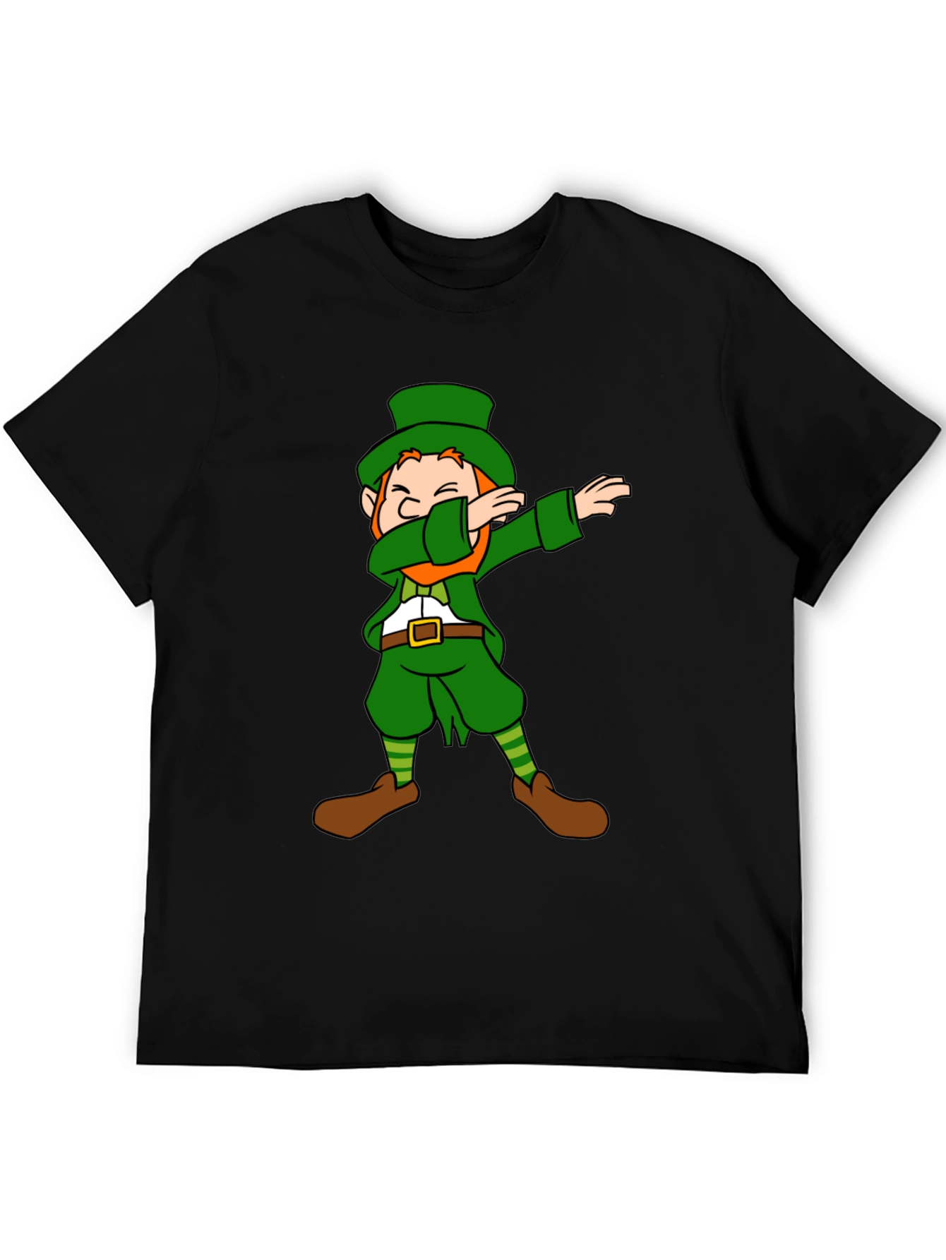 Dabbing Leprechaun Graphic Tee - St. Patricks Day Shirt
