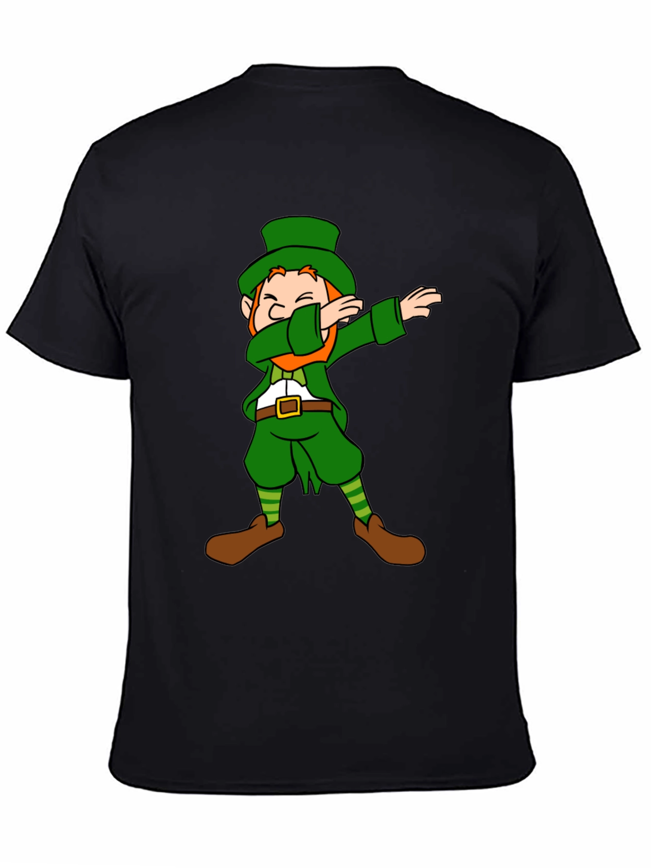 Dabbing Leprechaun Graphic Tee - St. Patricks Day Shirt