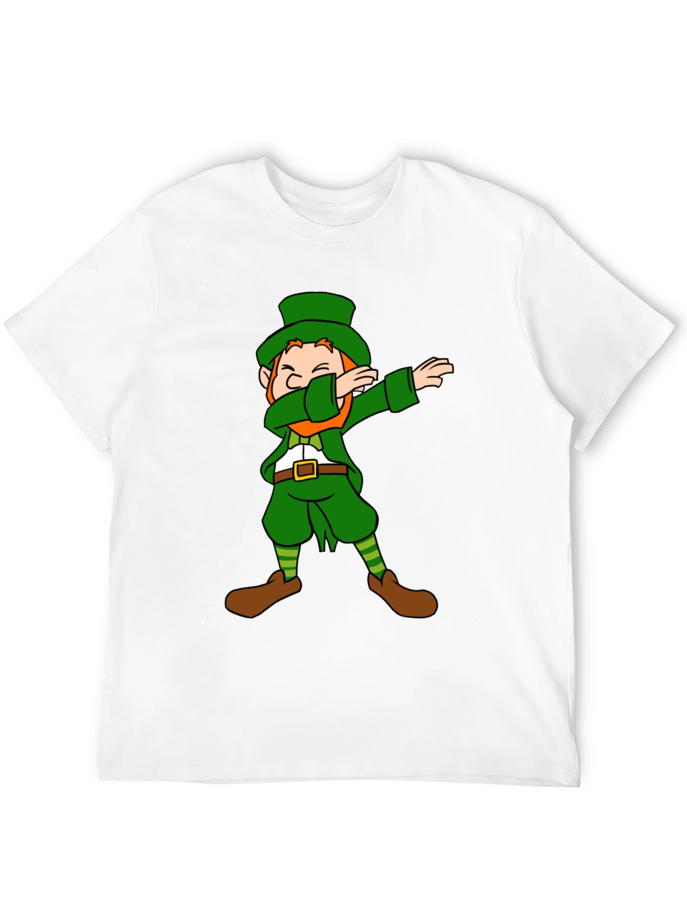 Dabbing Leprechaun Graphic Tee - St. Patricks Day Shirt