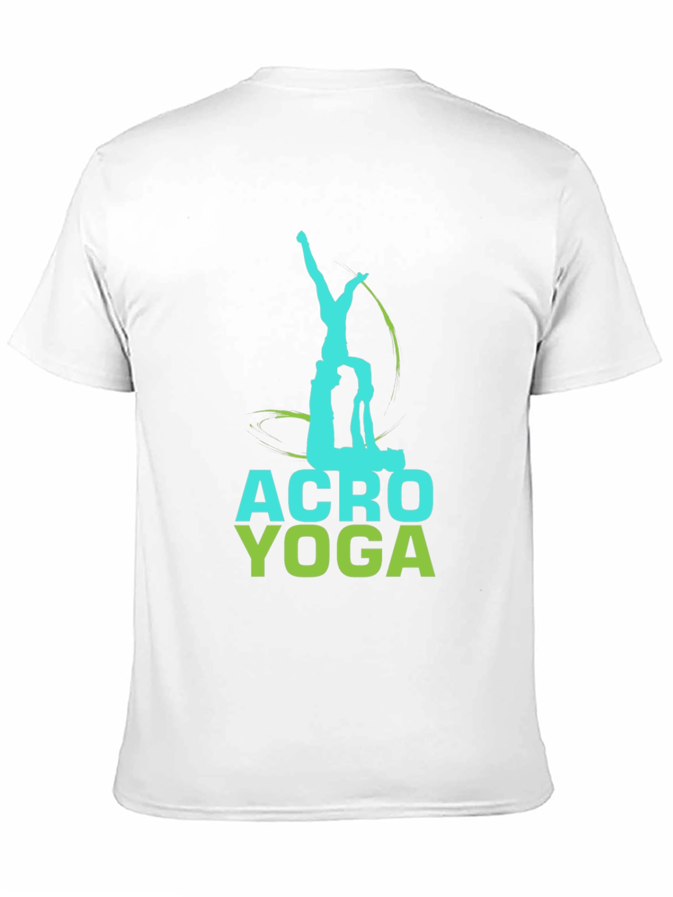 Acro Yoga Graphic Tee - Black Cotton T-Shirt