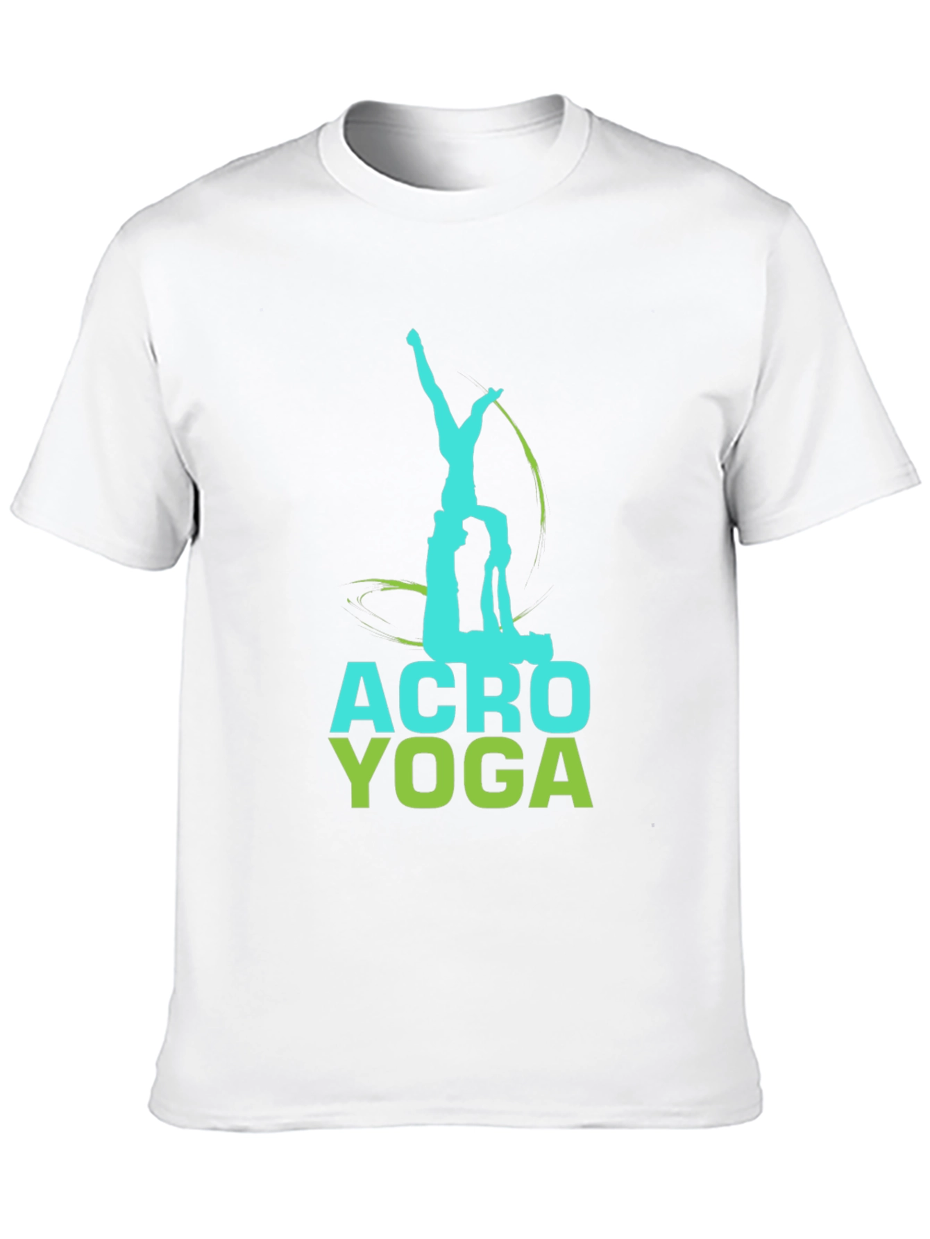 Acro Yoga Graphic Tee - Black Cotton T-Shirt