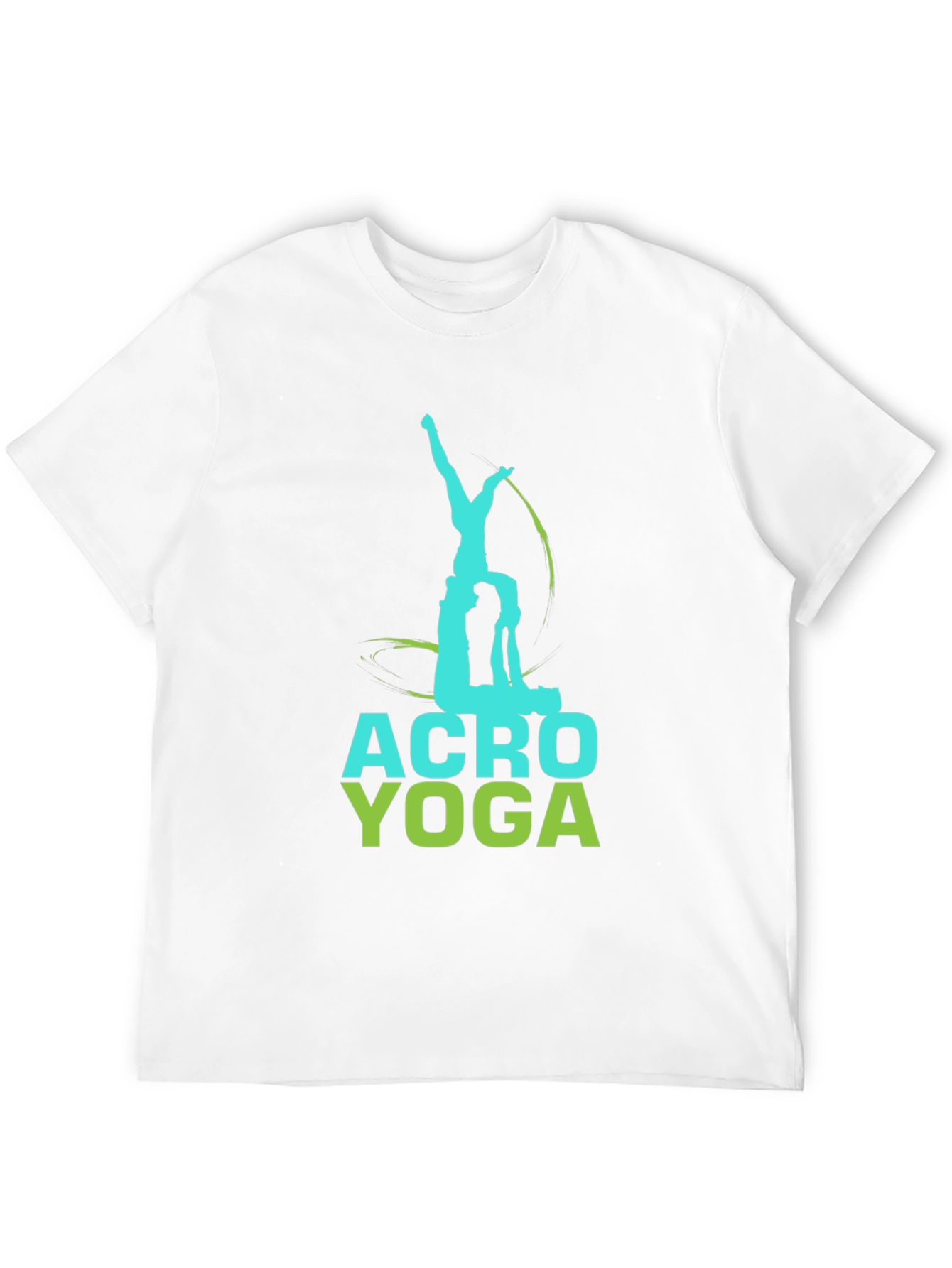 Acro Yoga Graphic Tee - Black Cotton T-Shirt