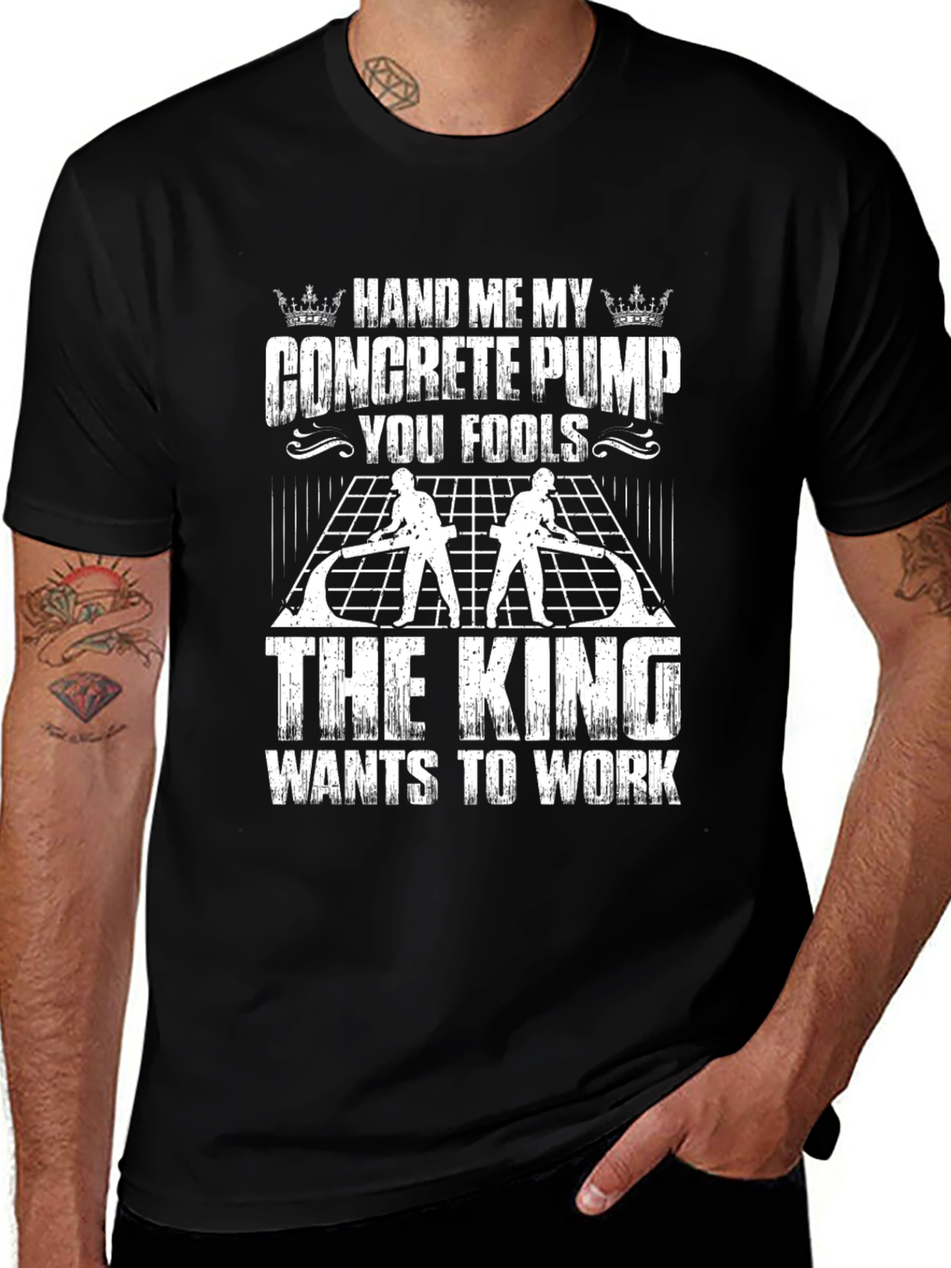 Concrete Pump King T-Shirt