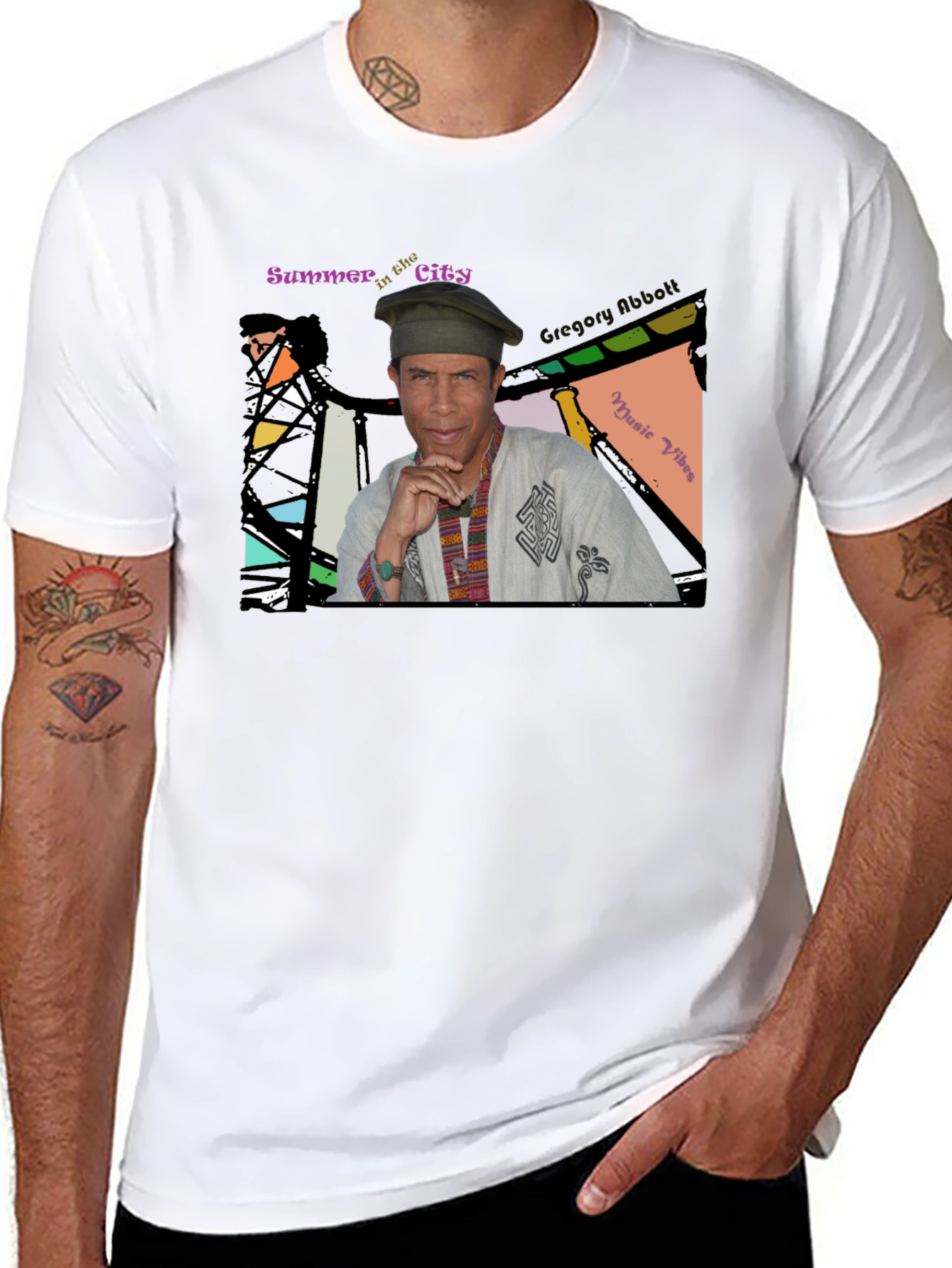 Summer in the City Music Vibes T-Shirt