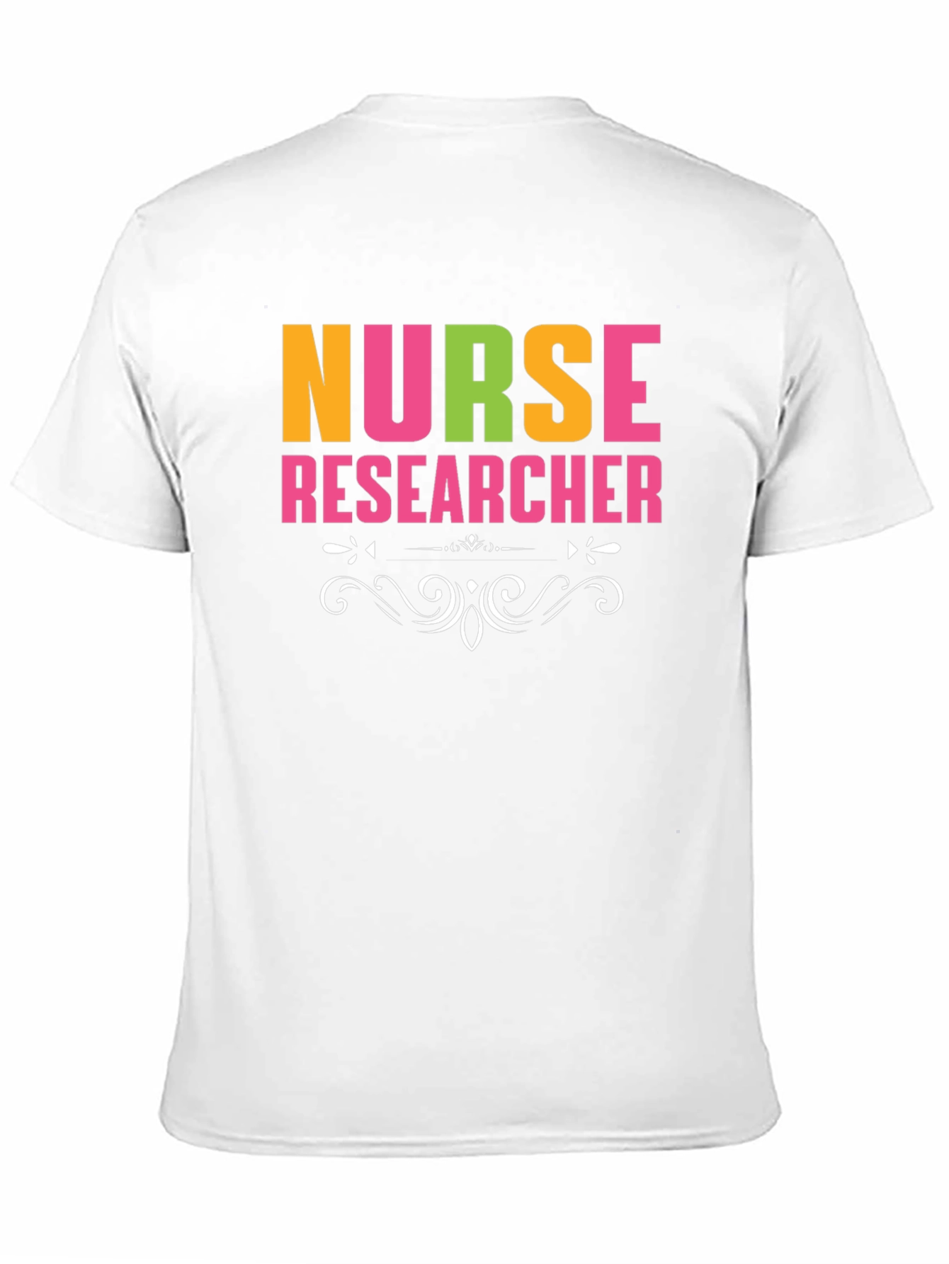 Nurse Researcher Graphic Tee - Black Cotton T-Shirt