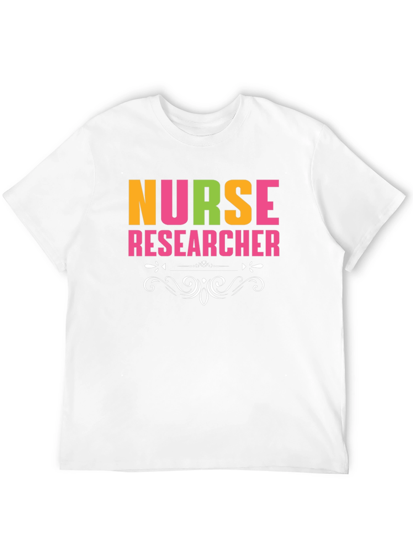 Nurse Researcher Graphic Tee - Black Cotton T-Shirt