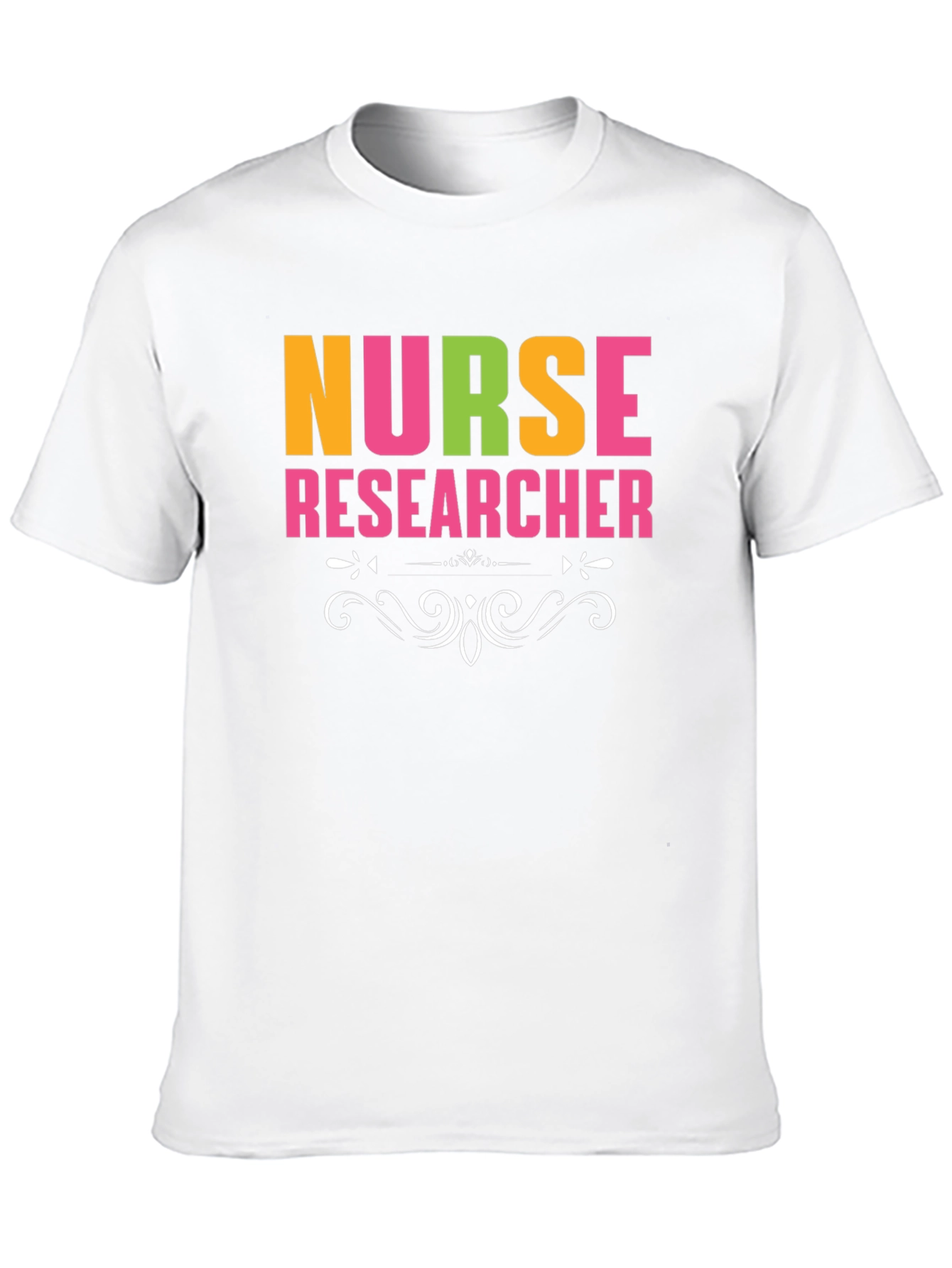 Nurse Researcher Graphic Tee - Black Cotton T-Shirt
