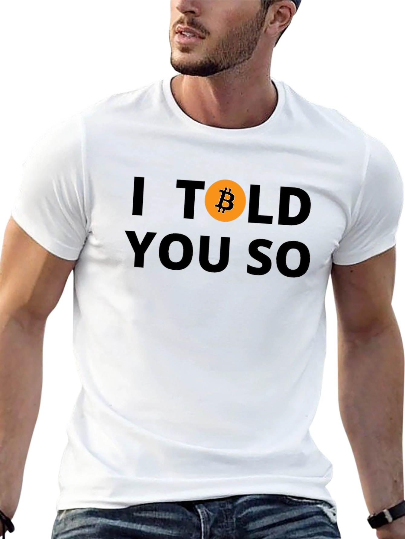 Bitcoin Crypto I Told You So Black Tee