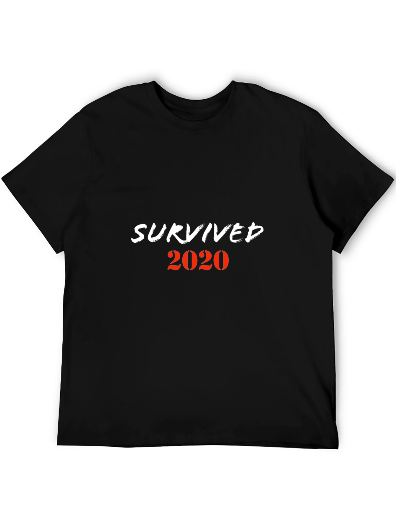 Survived 2020 Black Graphic Tee