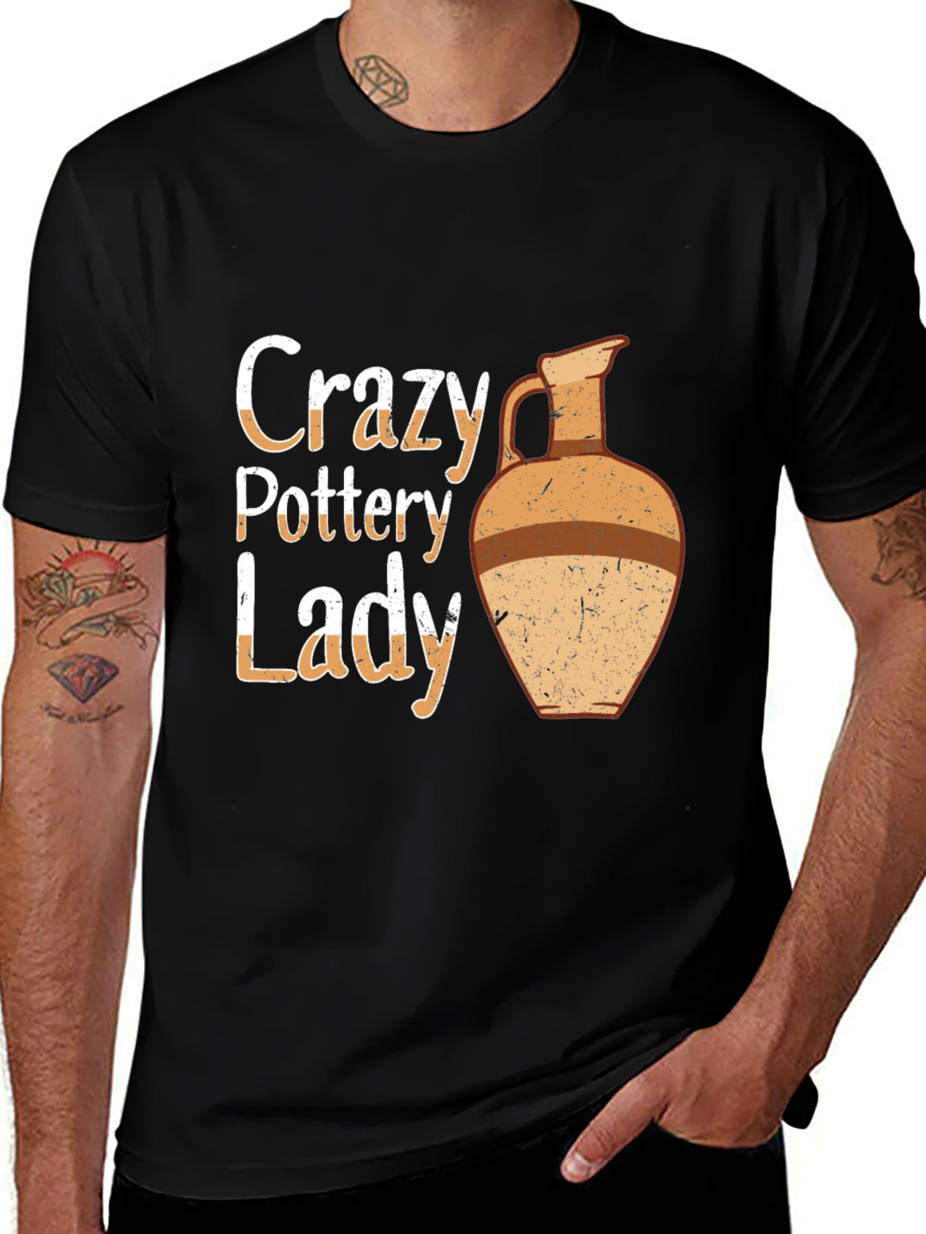 Crazy Pottery Lady T-Shirt Ceramic Art Gift