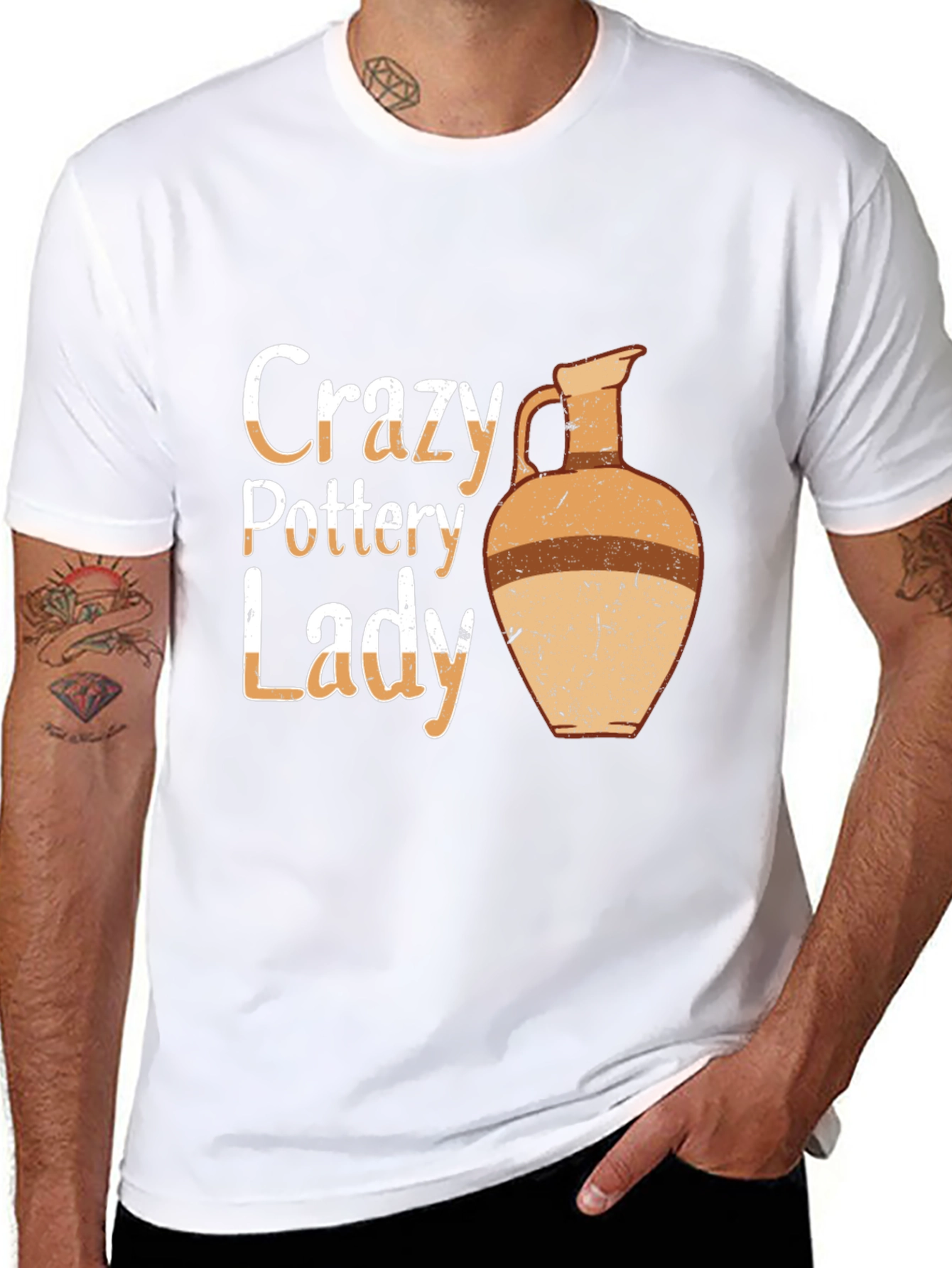 Crazy Pottery Lady T-Shirt Ceramic Art Gift