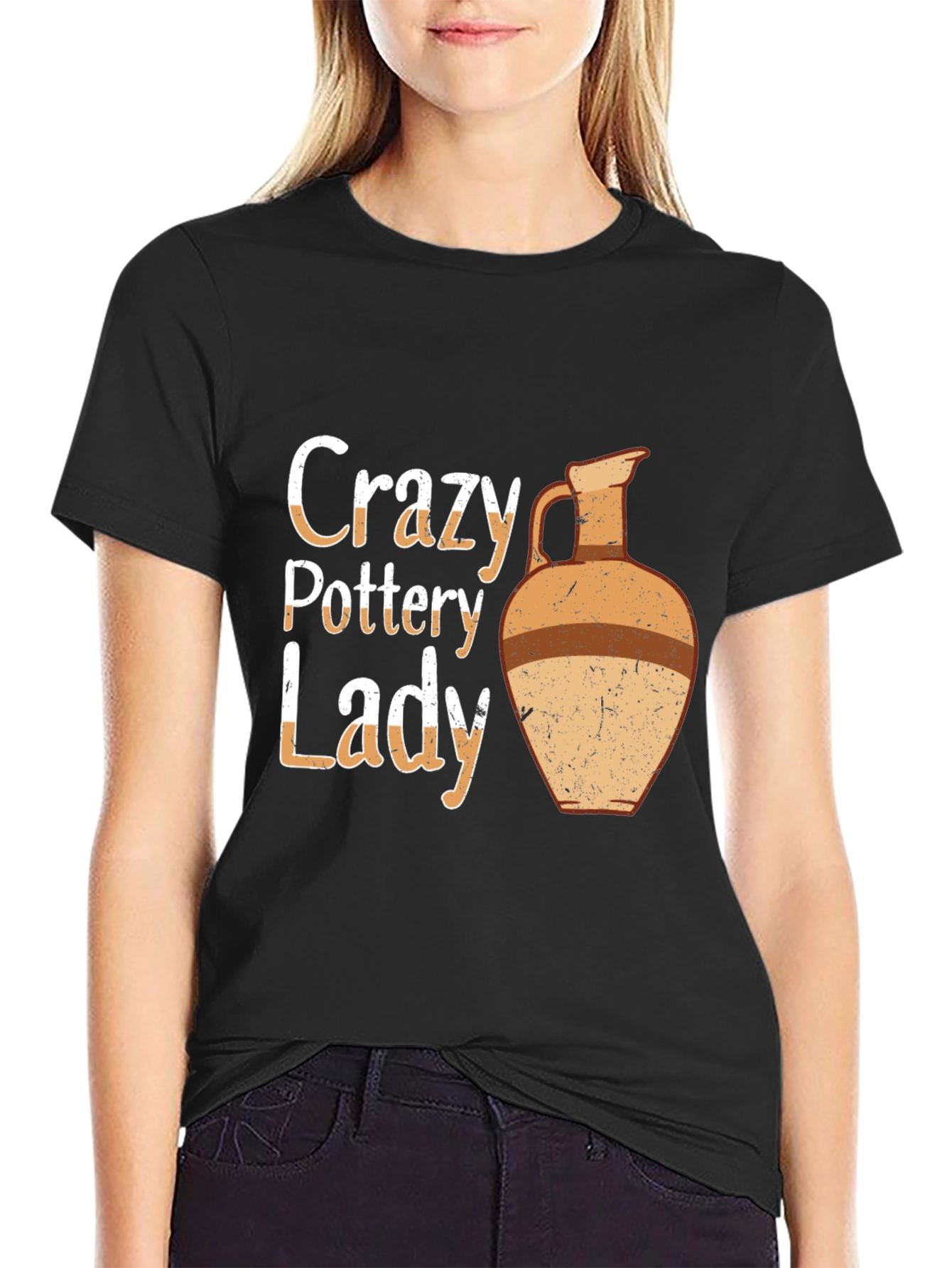 Crazy Pottery Lady T-Shirt Ceramic Art Gift